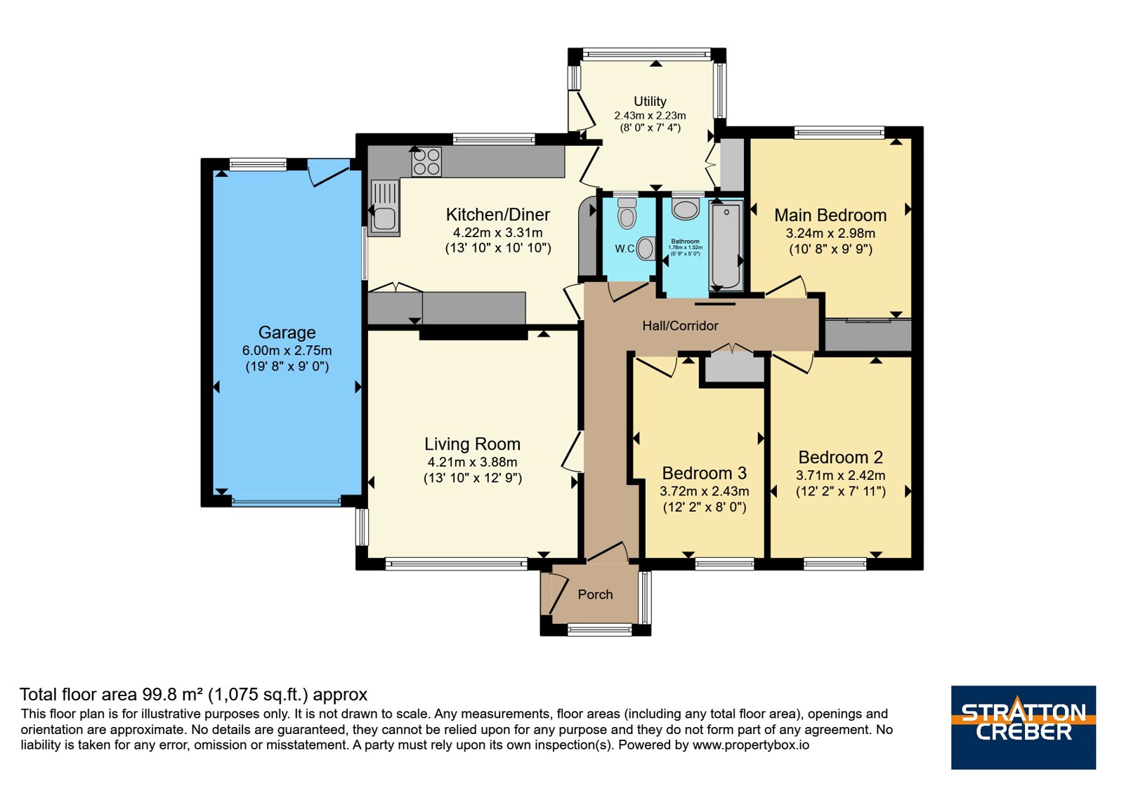 Oaktree, Shortacross,, Lower Tremar, Cornwall floorplan