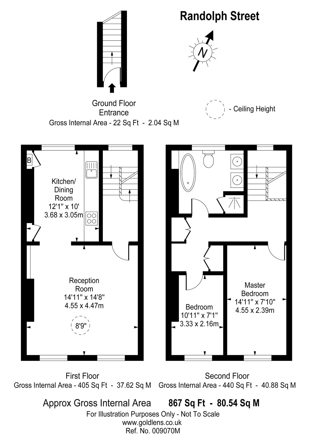 Randolph Street, Camden, London NW1, 2 bedroom to rent