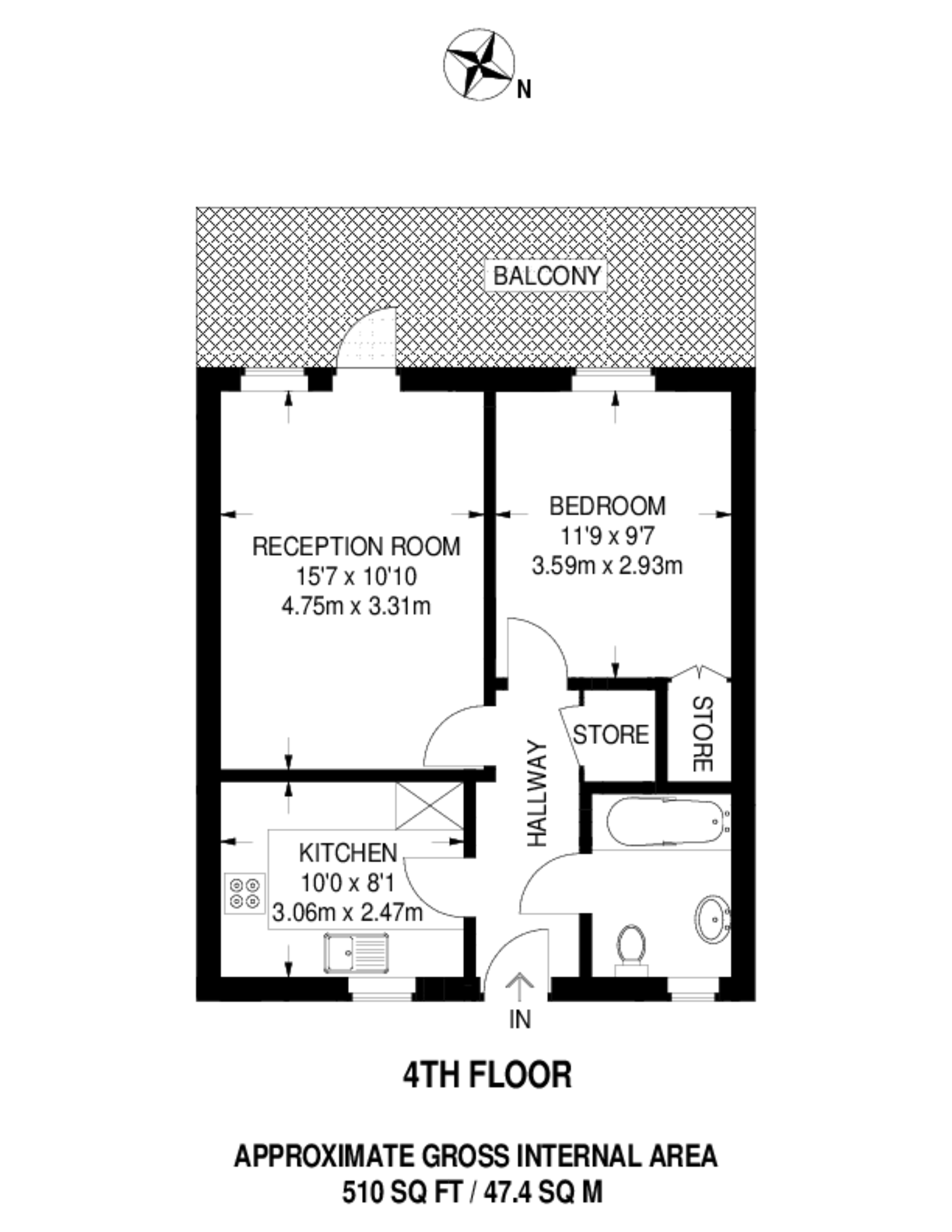 Contessa Court, Isle Of Dogs floorplan