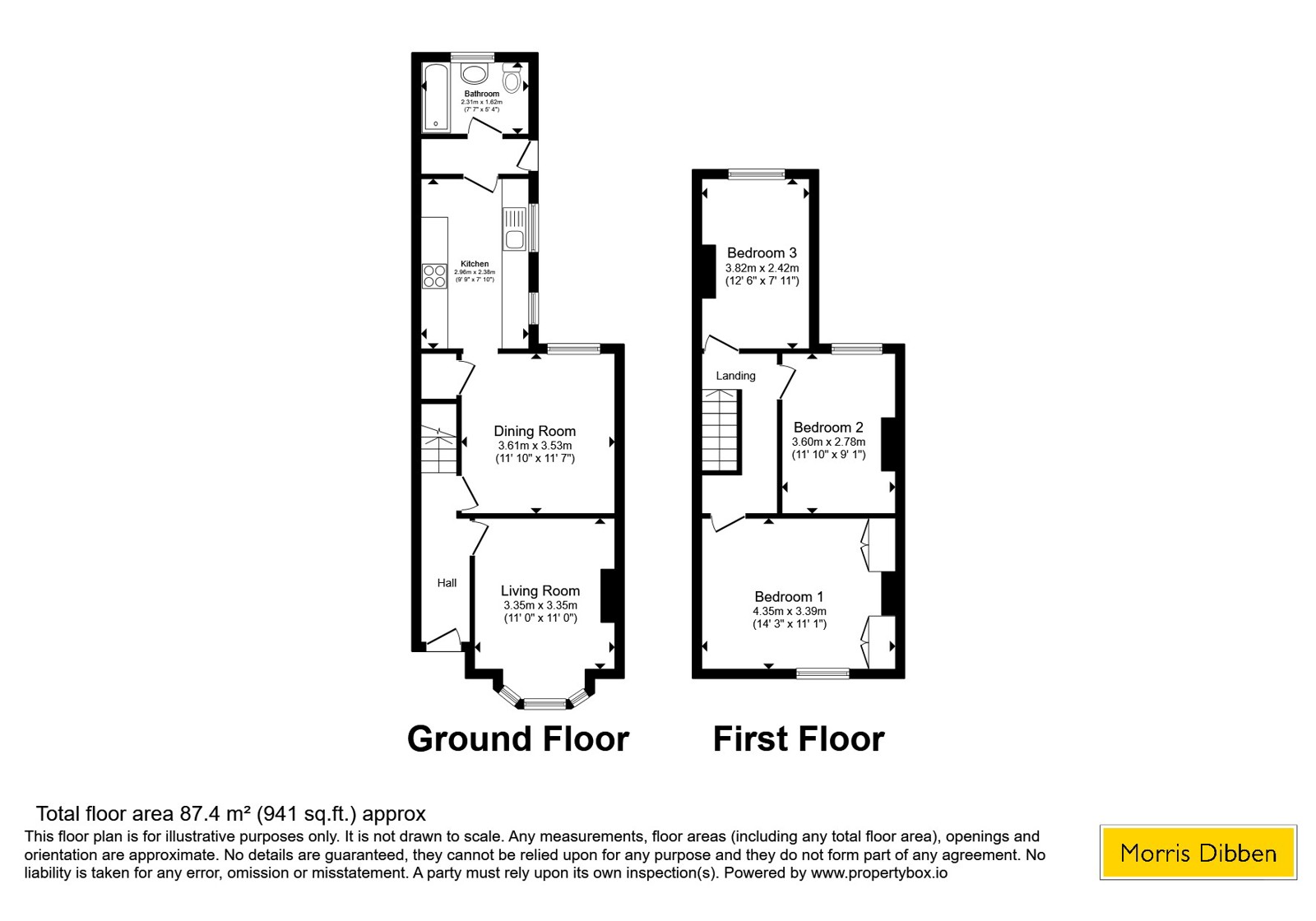 525, Portswood Road, Southampton floorplan