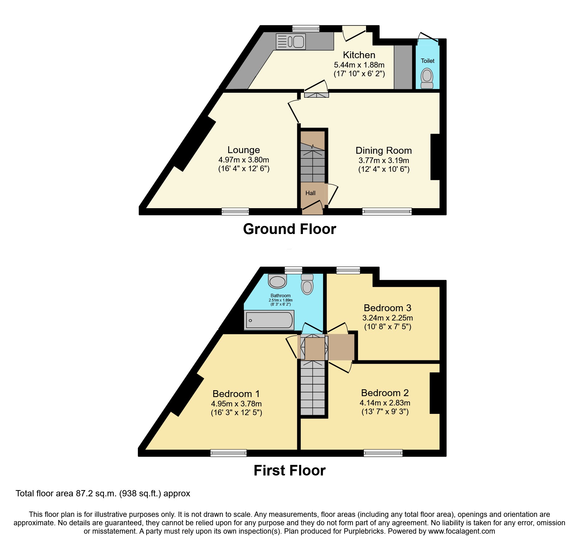 1, Croft Road, Chorley floorplan
