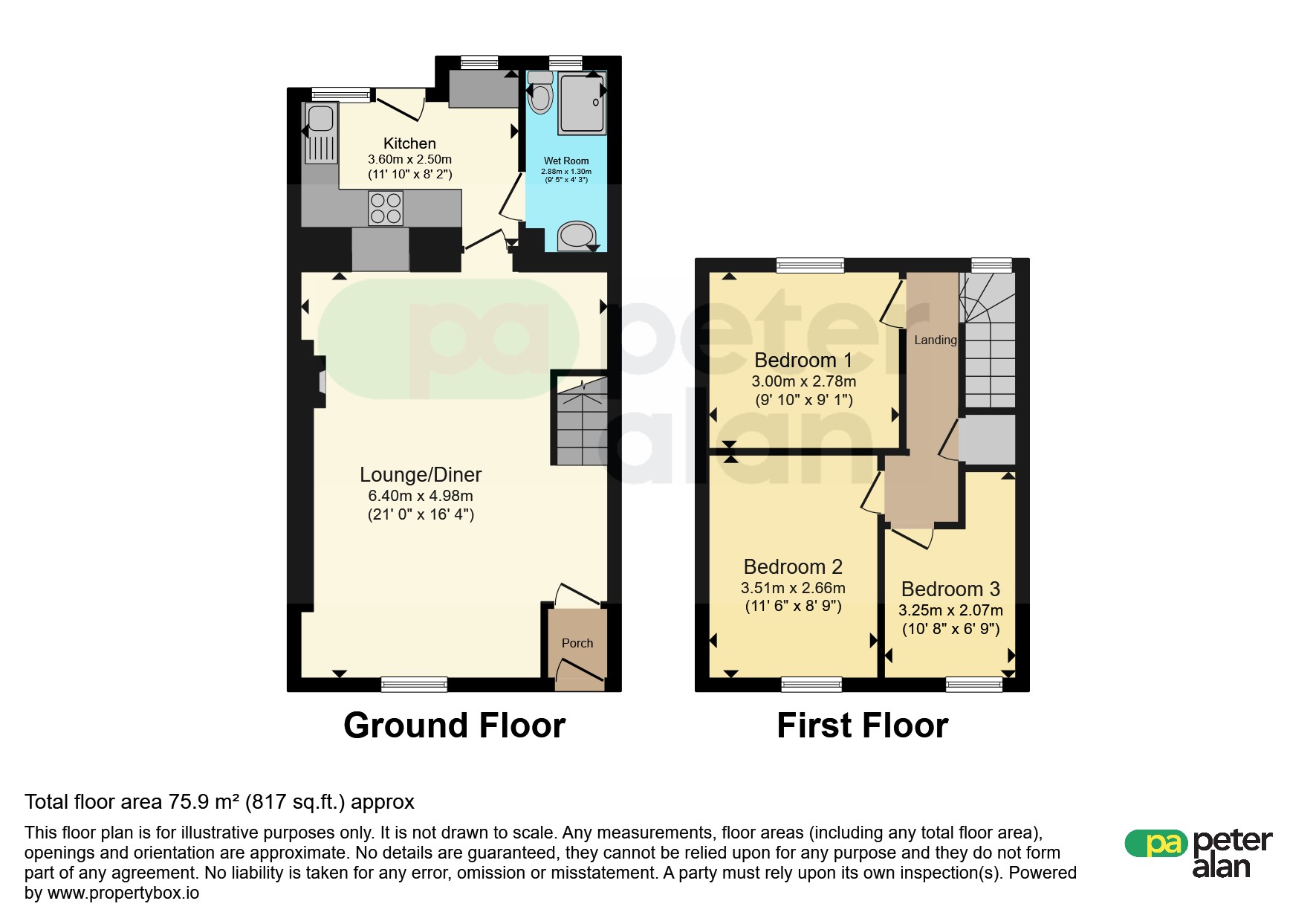 51, Woodland Street, MOUNTAIN ASH floorplan