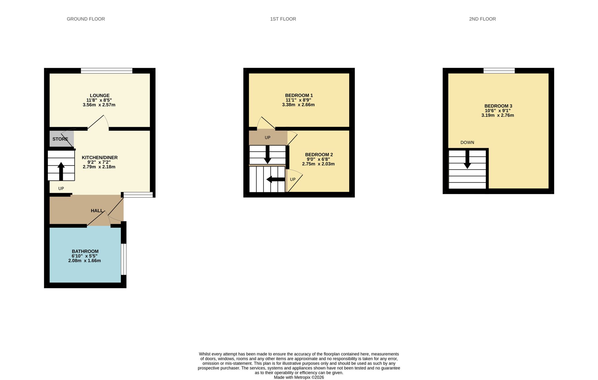 25 East Lane, Mansfield floorplan