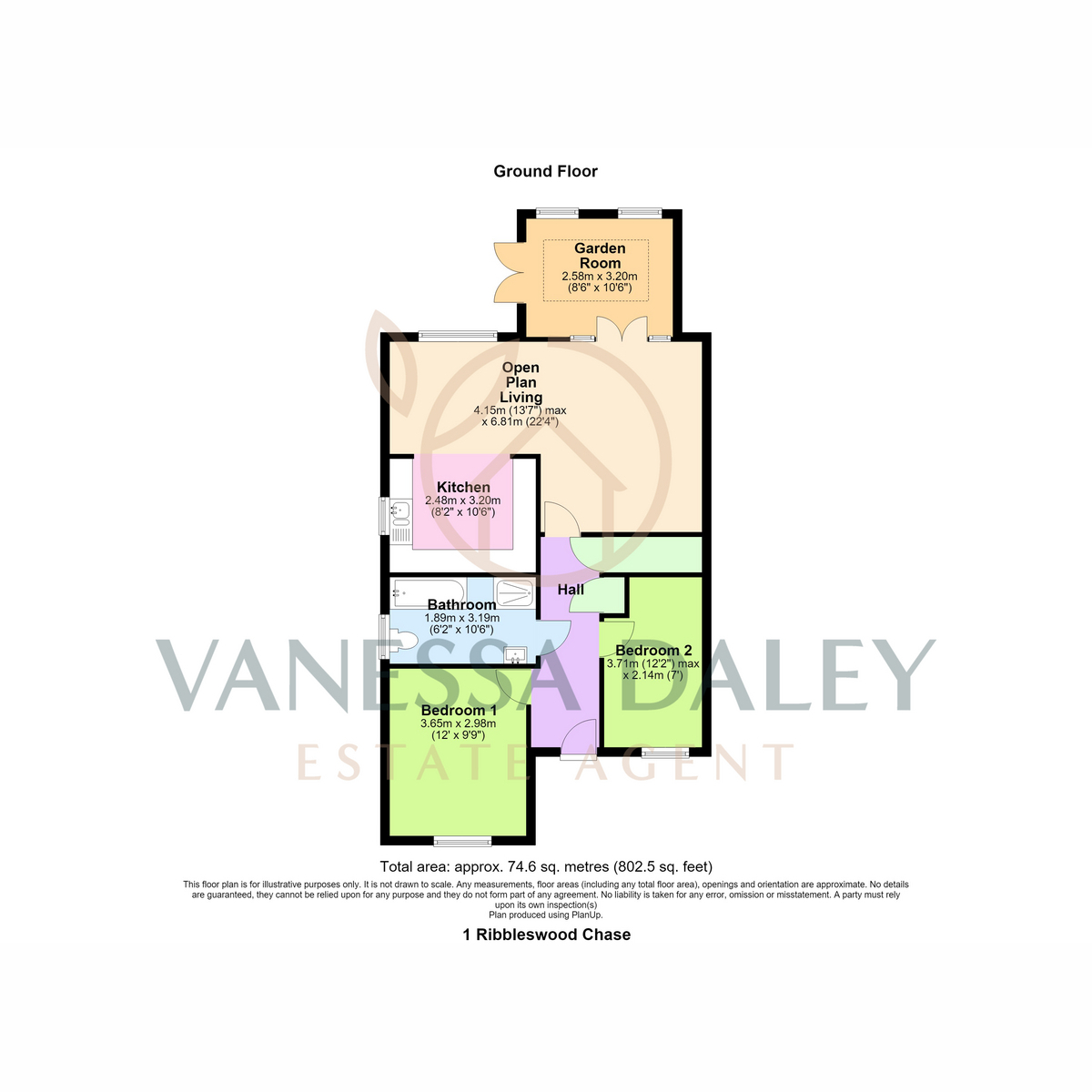 1, Ribbleswood Chase, Preston floorplan