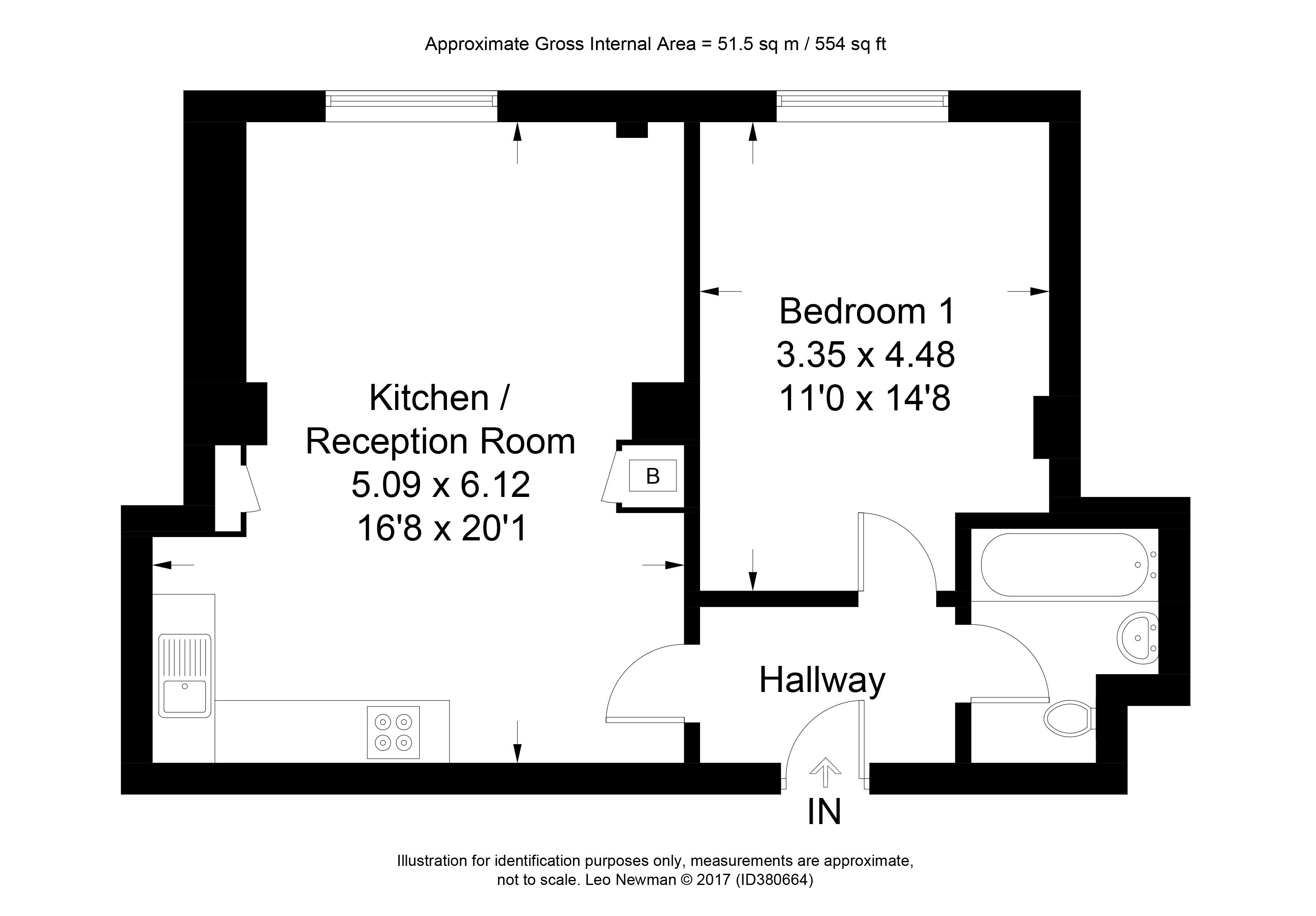 1 Bedrooms Flat to rent in High Street, Slough SL1