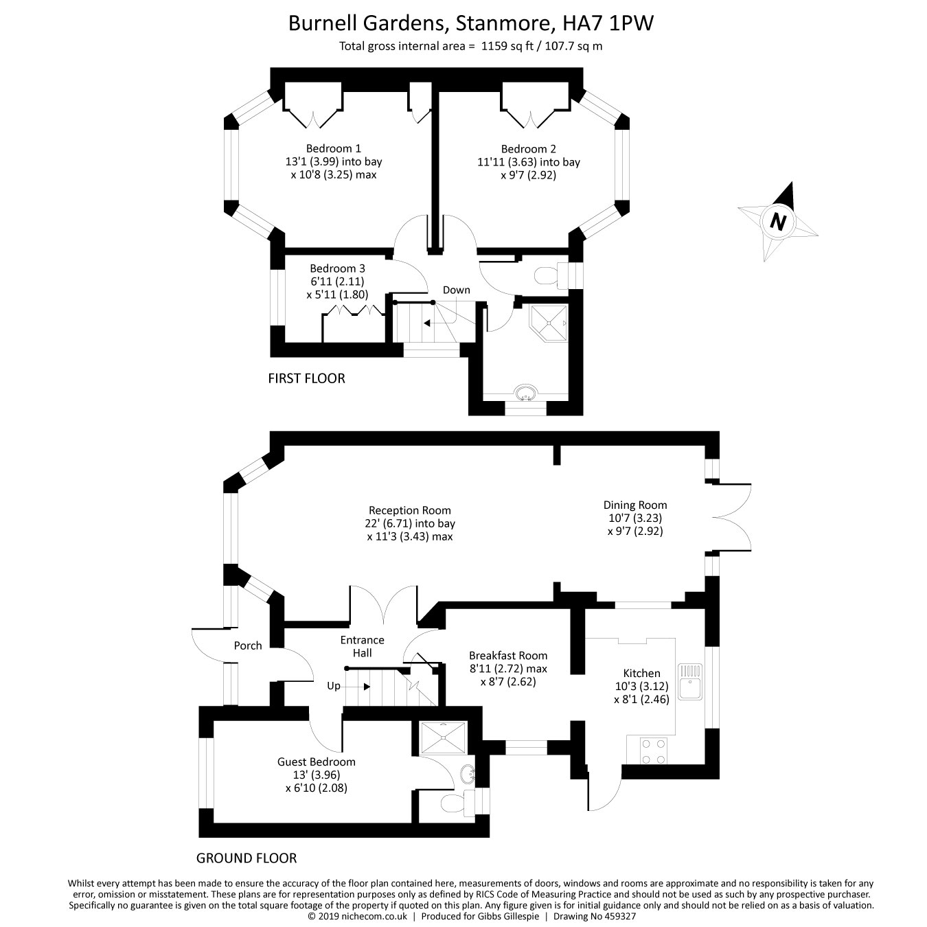 4 Bedrooms Semi-detached house for sale in Burnell Gardens, Stanmore, Middlesex HA7