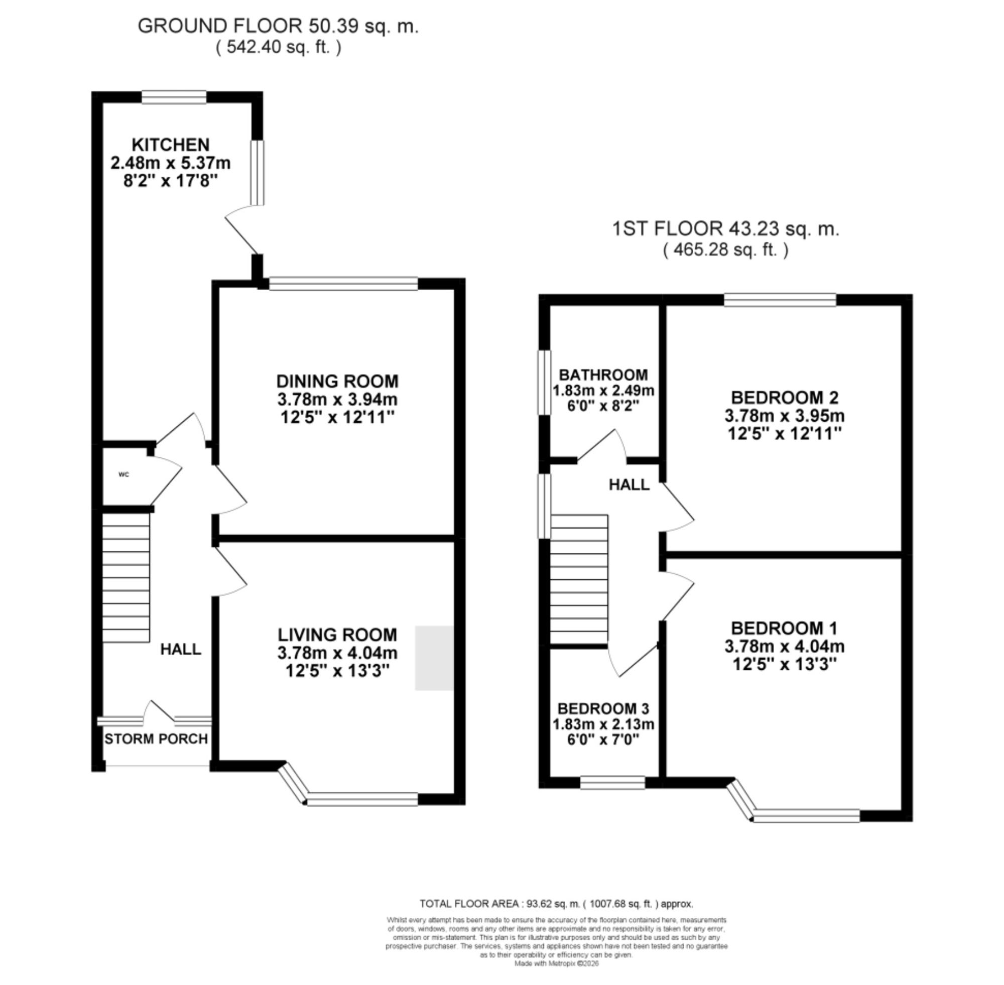 9 Greenfield Crescent, Stoke-On-Trent floorplan
