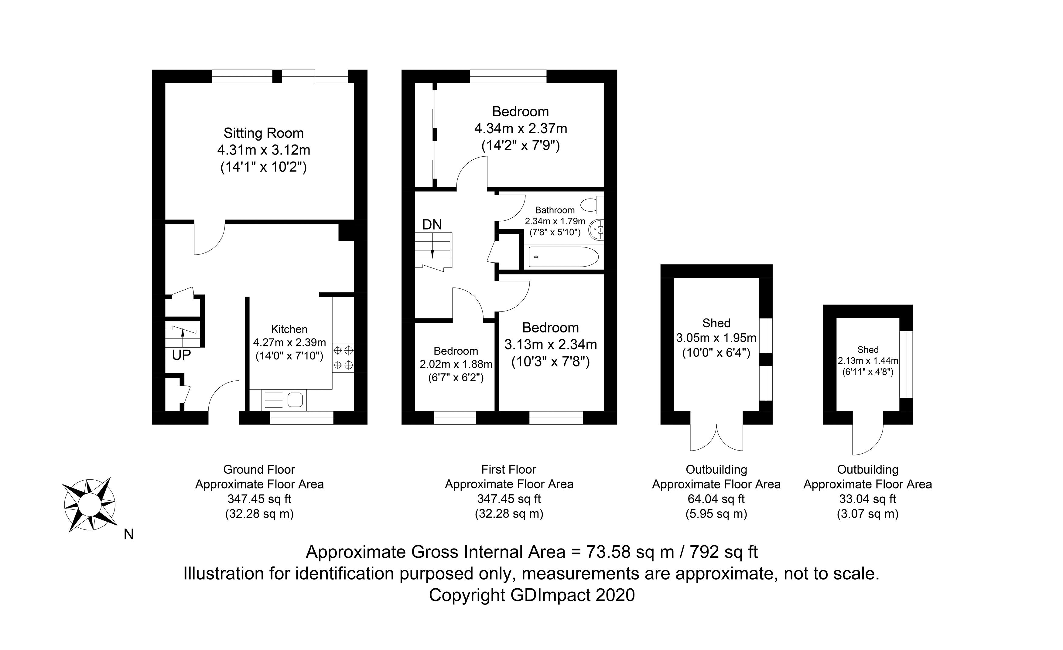 Elm Drive, East Grinstead, West Sussex RH19, 3 bedroom terraced house