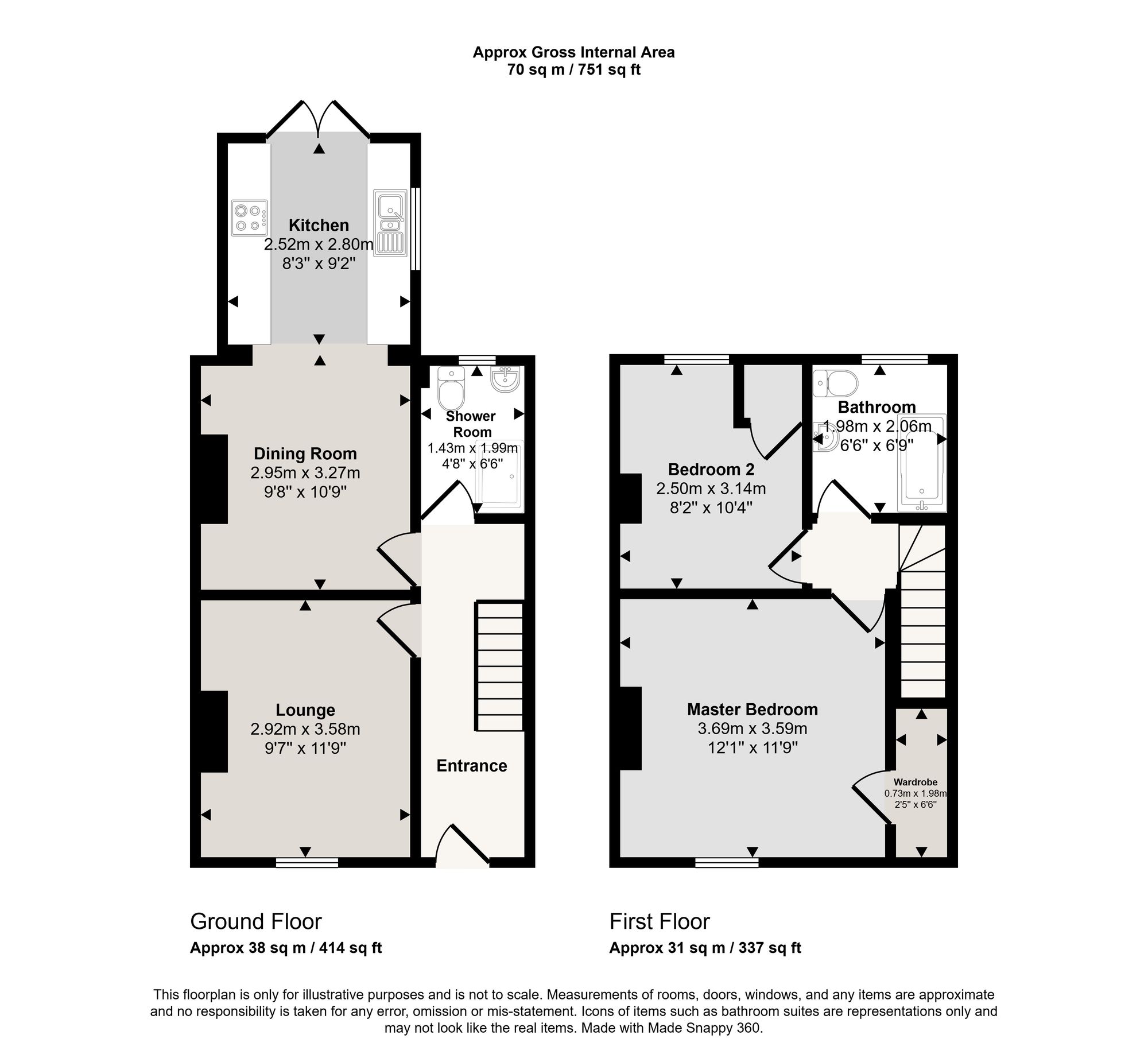 4 The Terrace Norwich Road, Diss floorplan