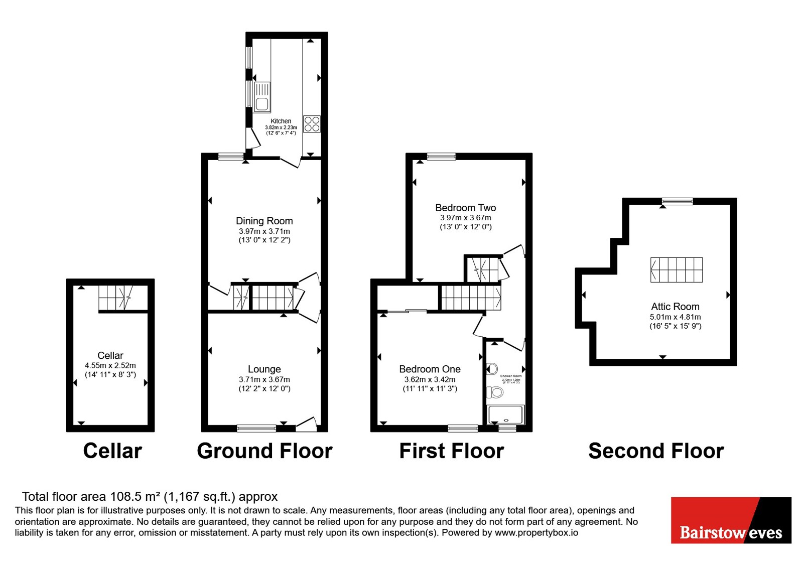 7, Bath Street, Nottinghamshire floorplan