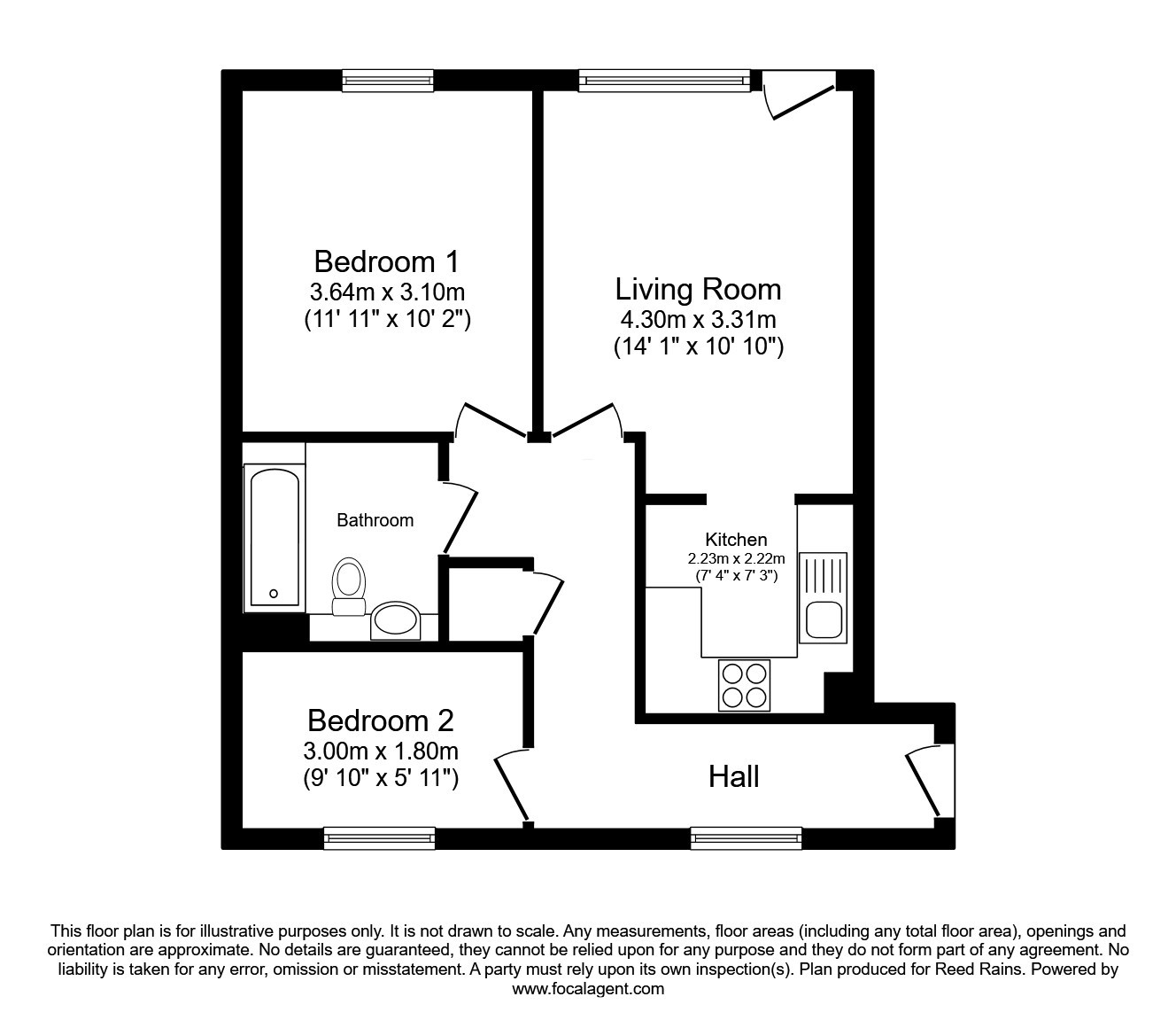 Flat 17, 33, Trippet Lane, South Yorkshire floorplan