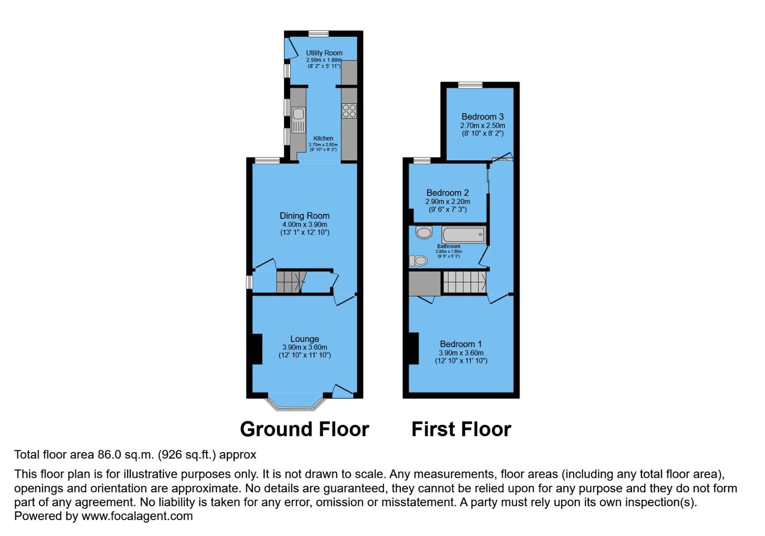 11, Tapton View Road, Chesterfield floorplan