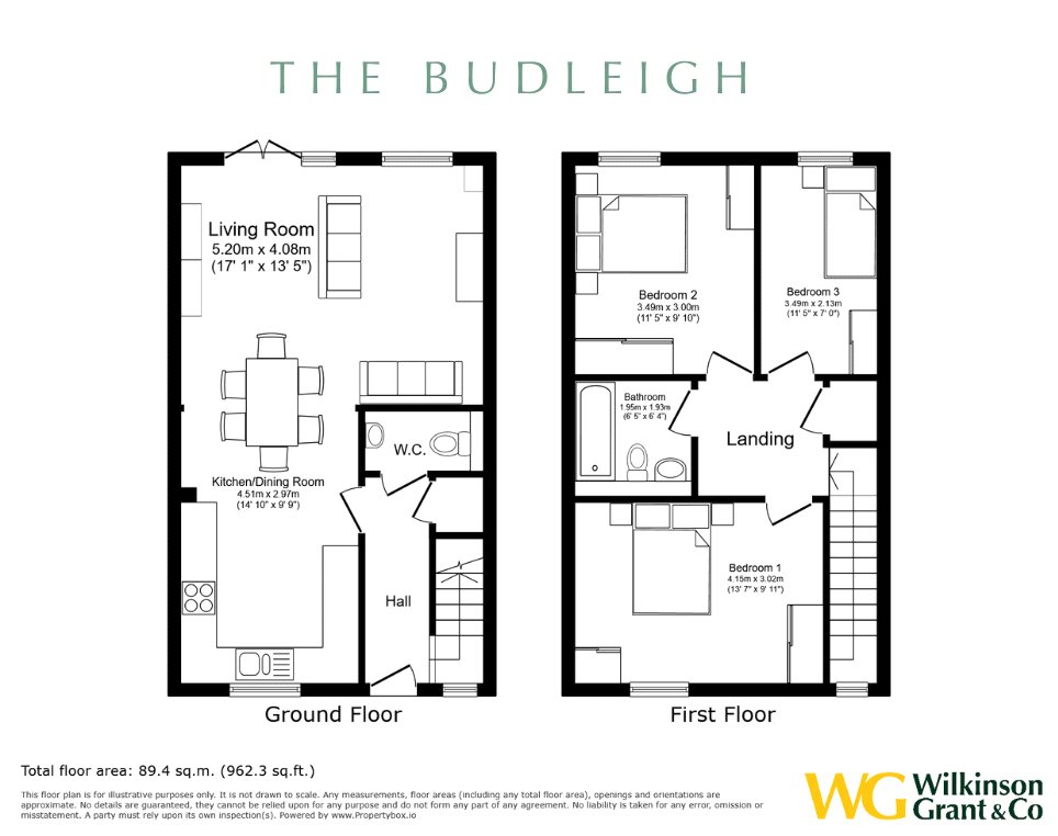 Plot 36 - The Budleigh,, Evans Field, Budleigh Salterton floorplan