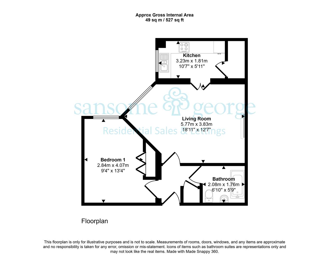 Flat 32, Sheppard Court, Chieveley Close, Reading floorplan