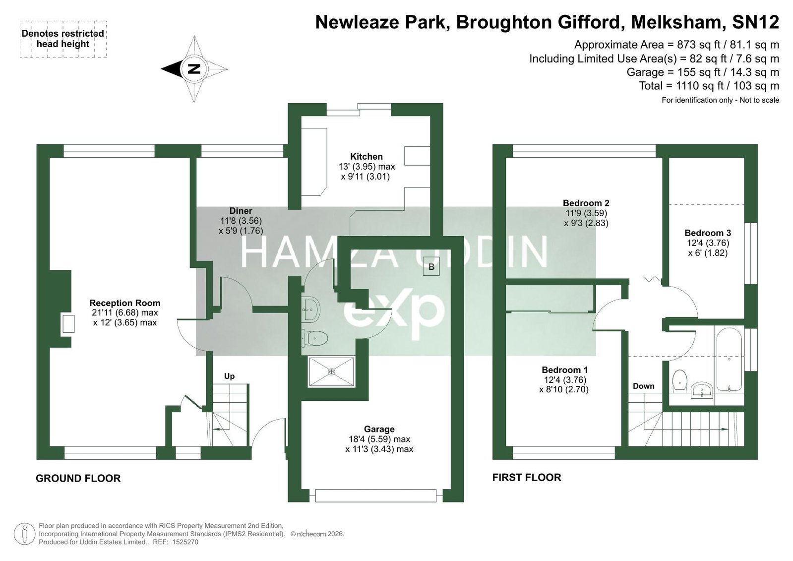 32, Newleaze Park, Melksham floorplan