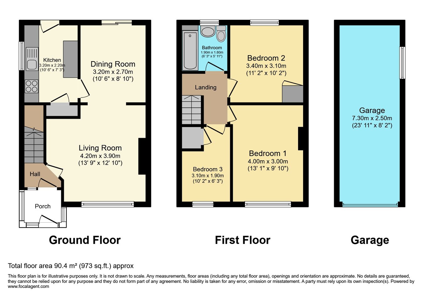 7, Roosa Close, Nottingham floorplan