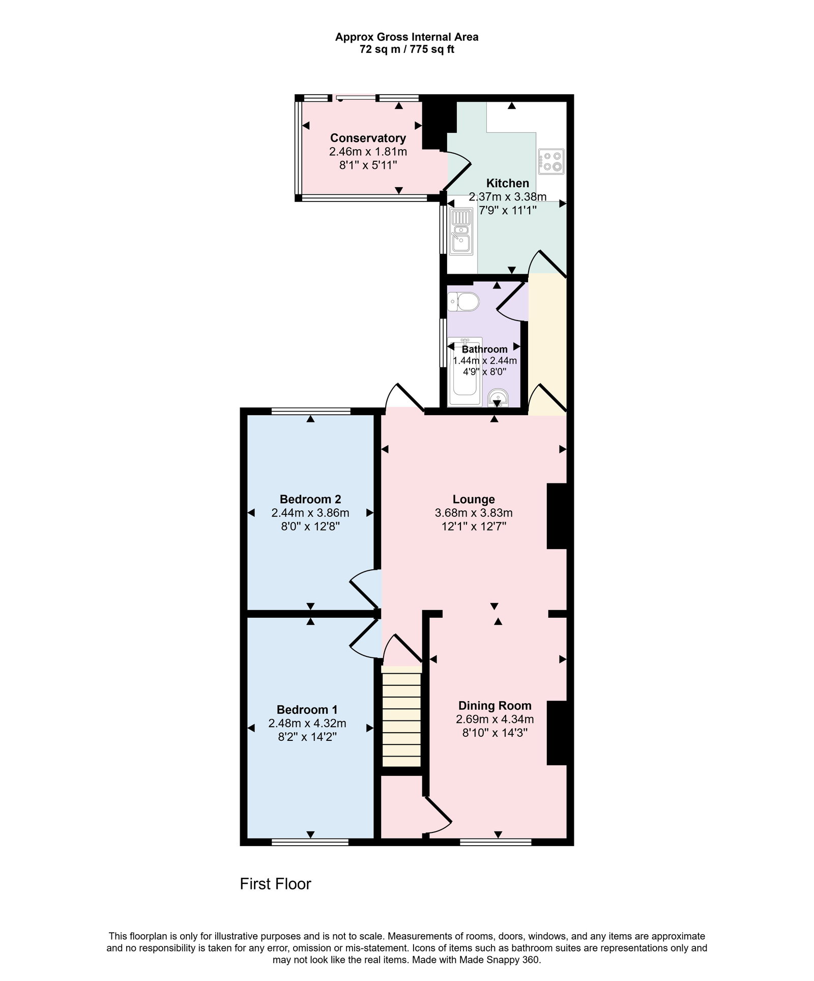 Springfield Road, Plymouth floorplan