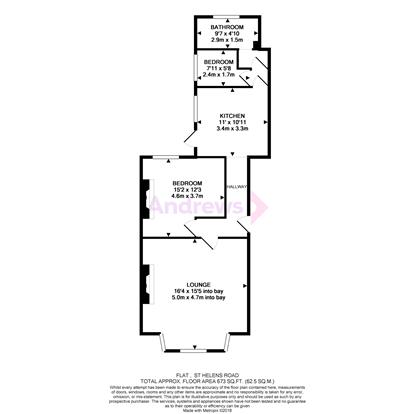 2 Bedrooms Flat for sale in St. Helens Road, Hastings, East Sussex TN34