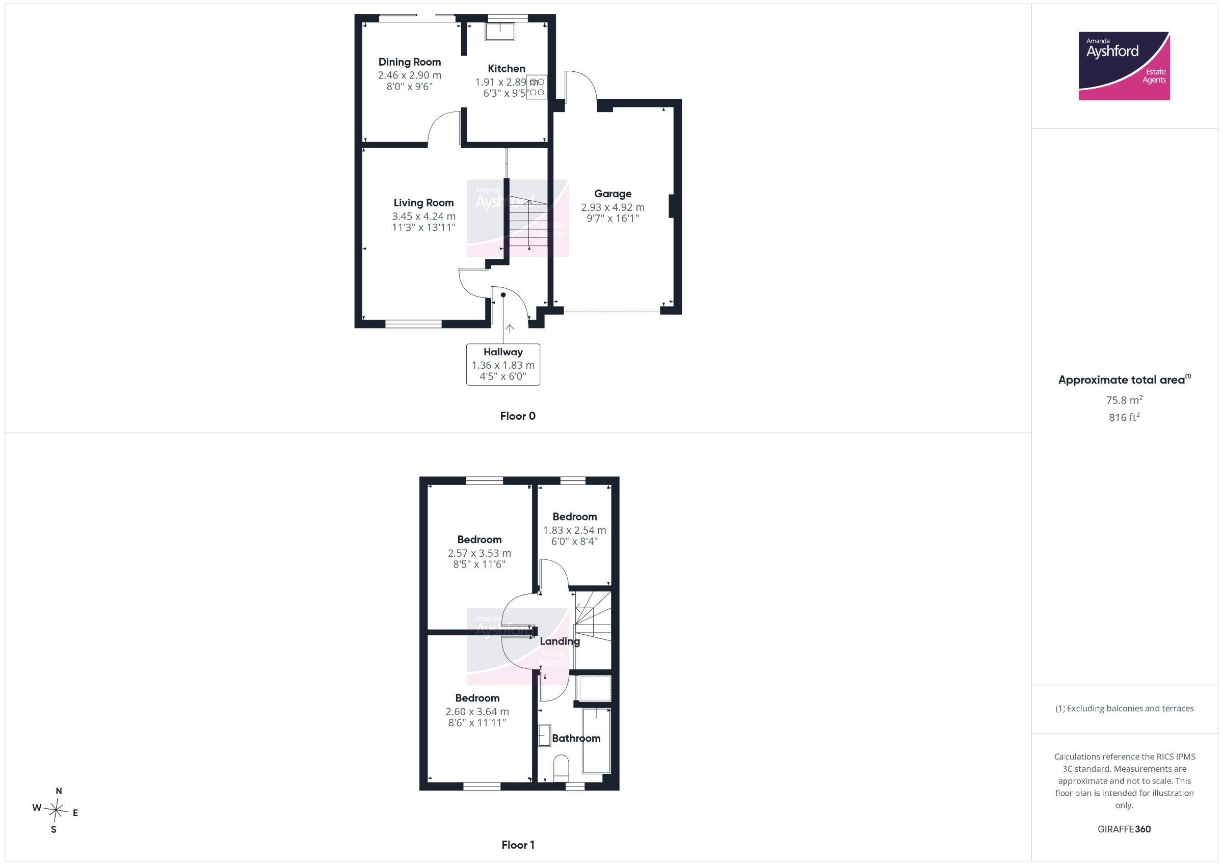 75 Mariners Way, Paignton floorplan