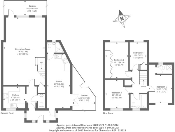 4 Bedrooms Semi-detached house for sale in Rochfords Gardens, Slough SL2