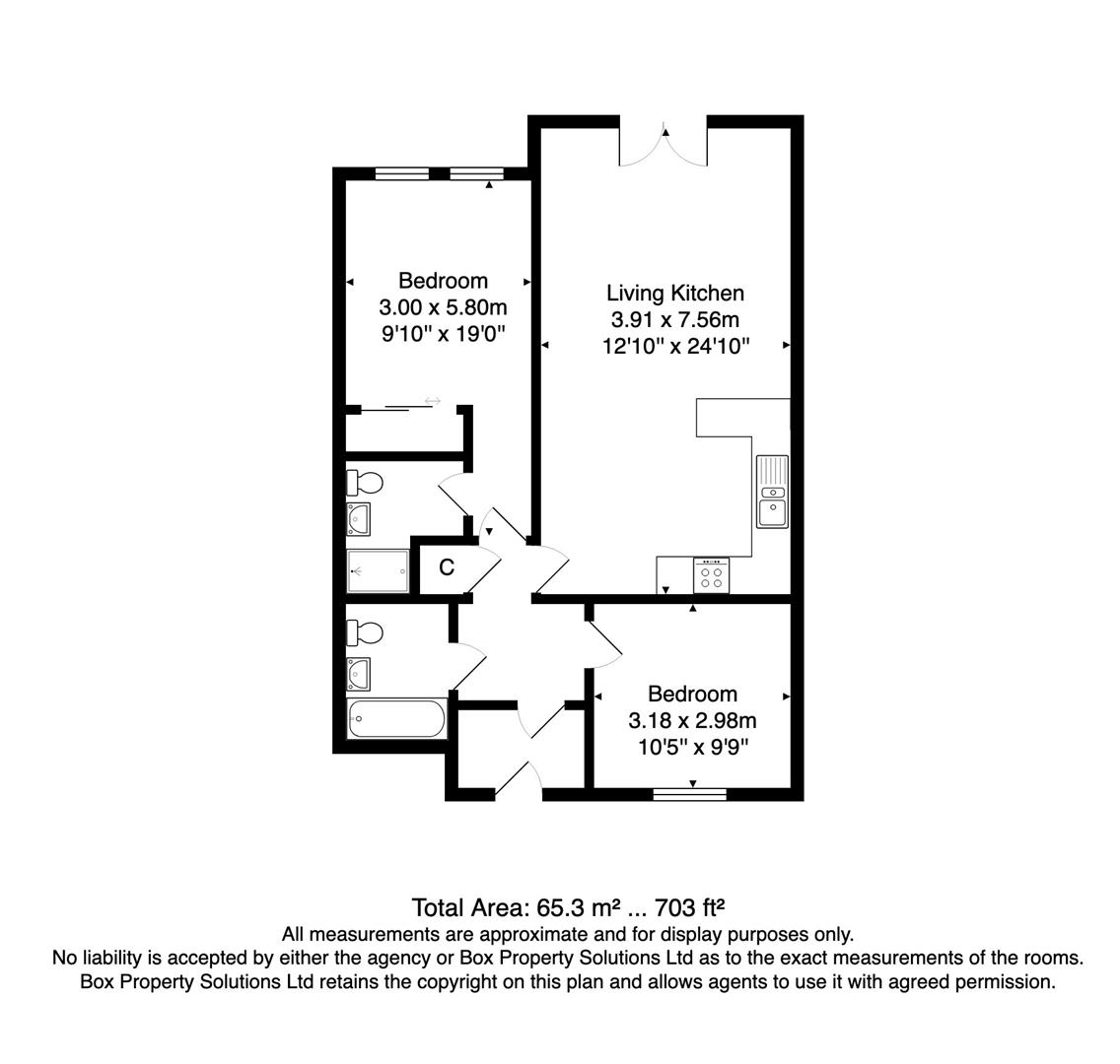 2 Bedrooms Flat for sale in Cornmill View, Horsforth, Leeds LS18