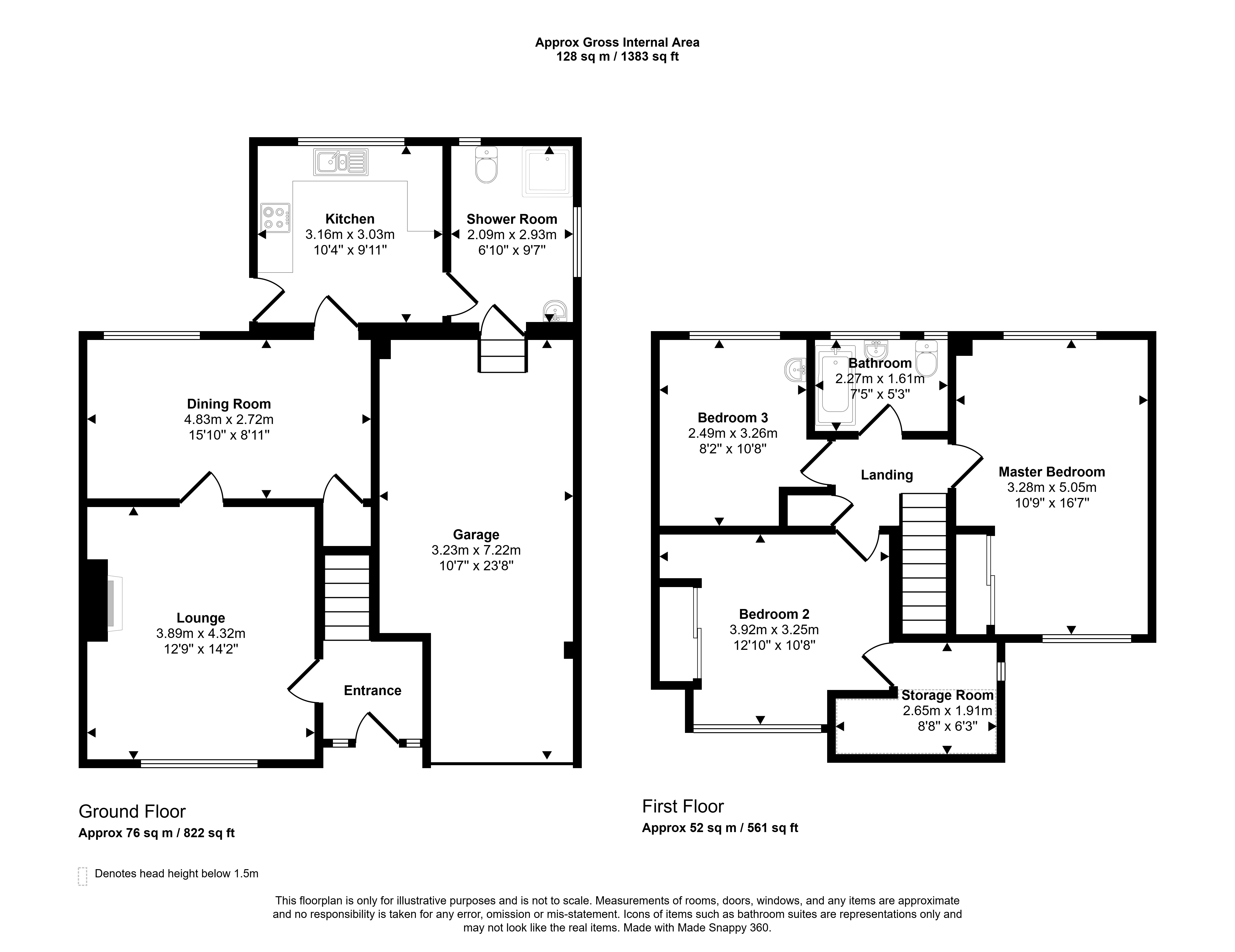 40, Pinewood Crescent, Newton Aycliffe floorplan