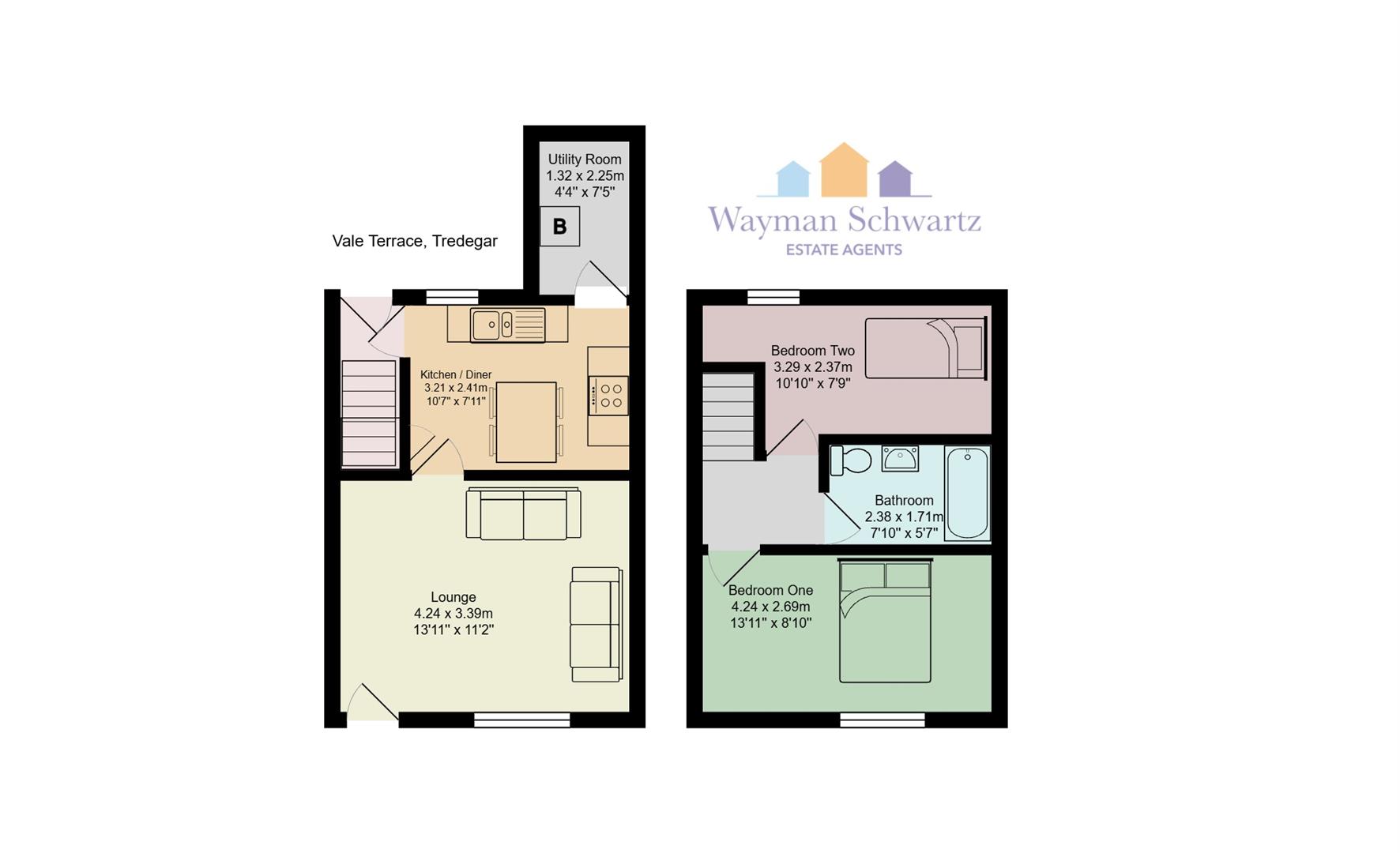 121, Vale Terrace, Tredegar floorplan
