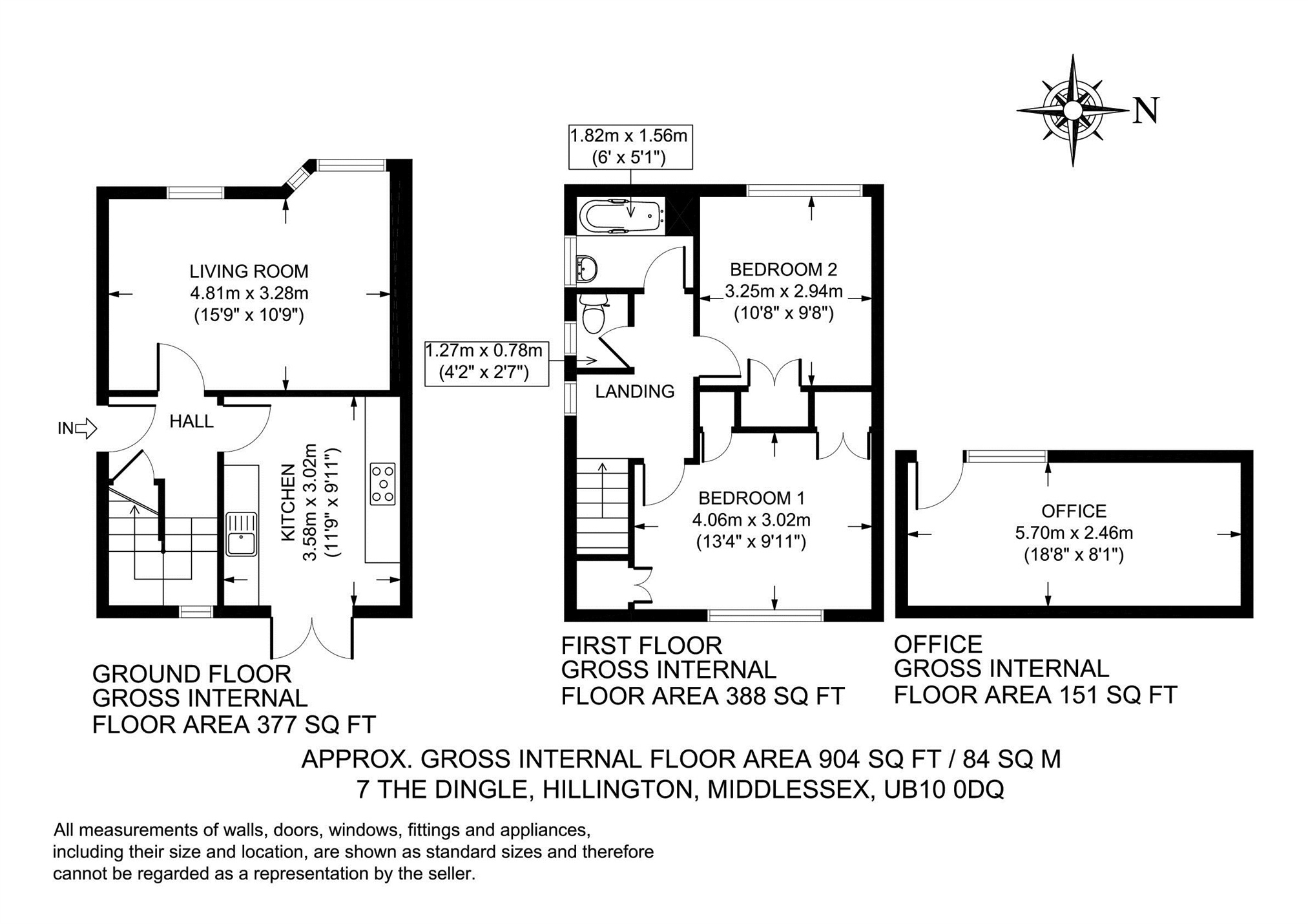 2 Bedrooms Semi-detached house to rent in The Dingle, Hillingdon, Uxbridge UB10