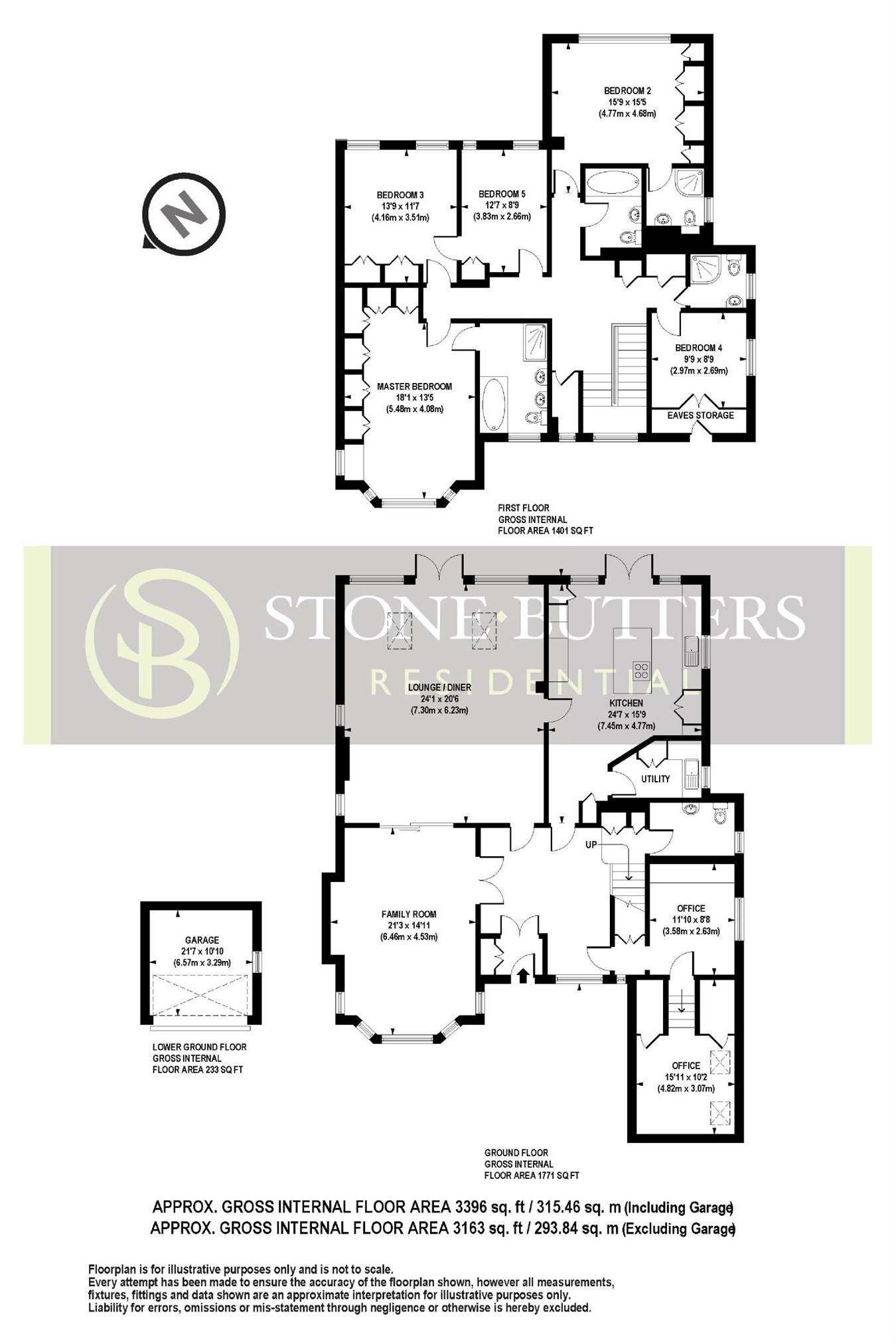 Brockley Hill, Stanmore, Middlesex HA7, 5 bedroom detached house for
