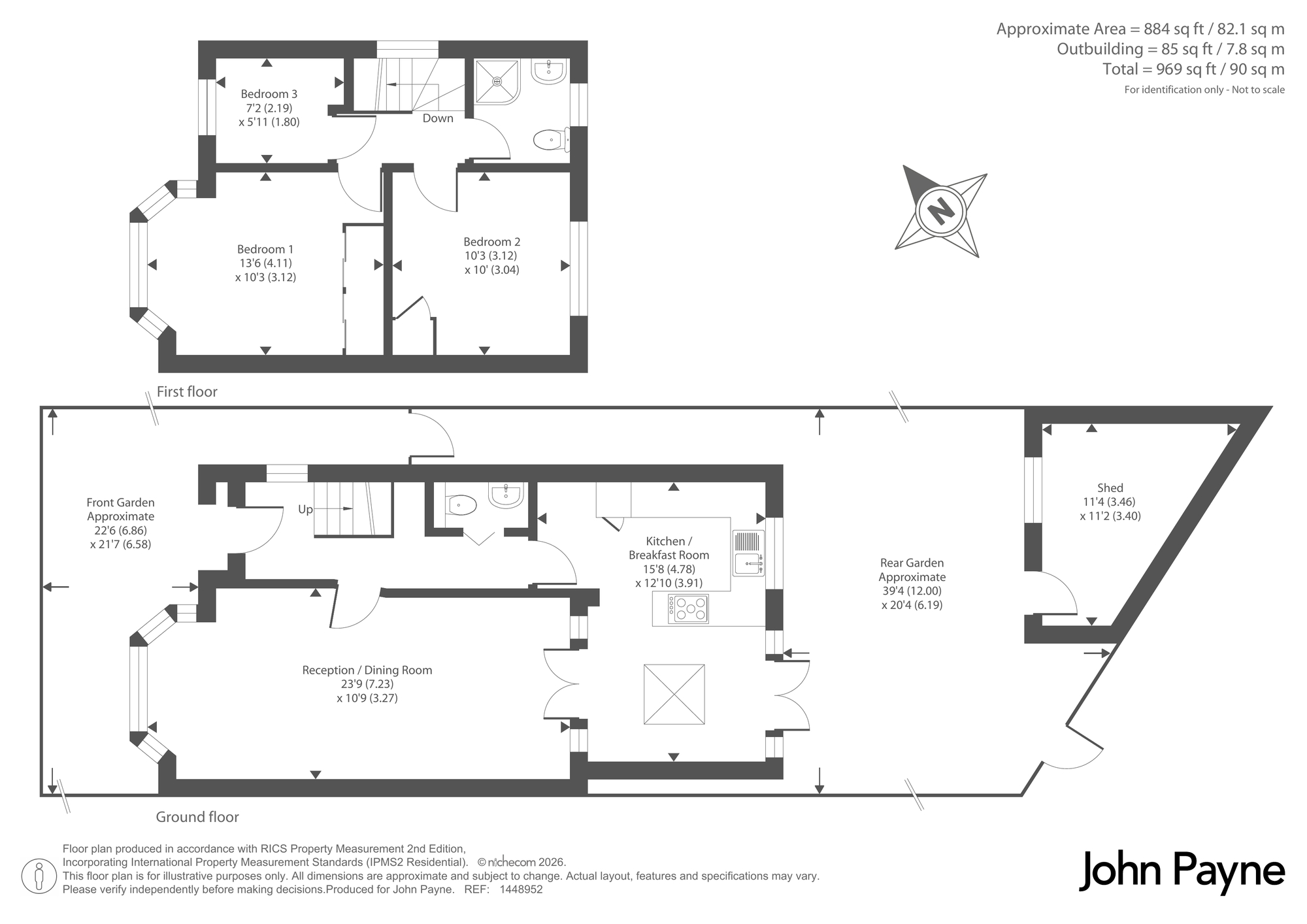 111, Jevington Way, Lee floorplan