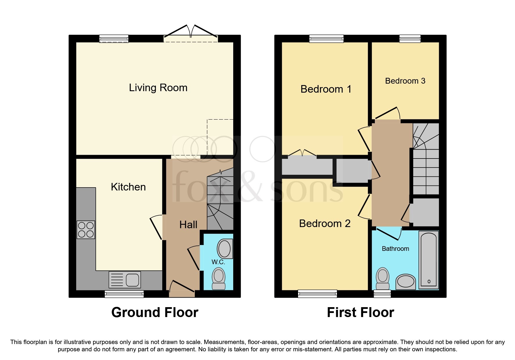 21, Churchill Way, Watchet floorplan