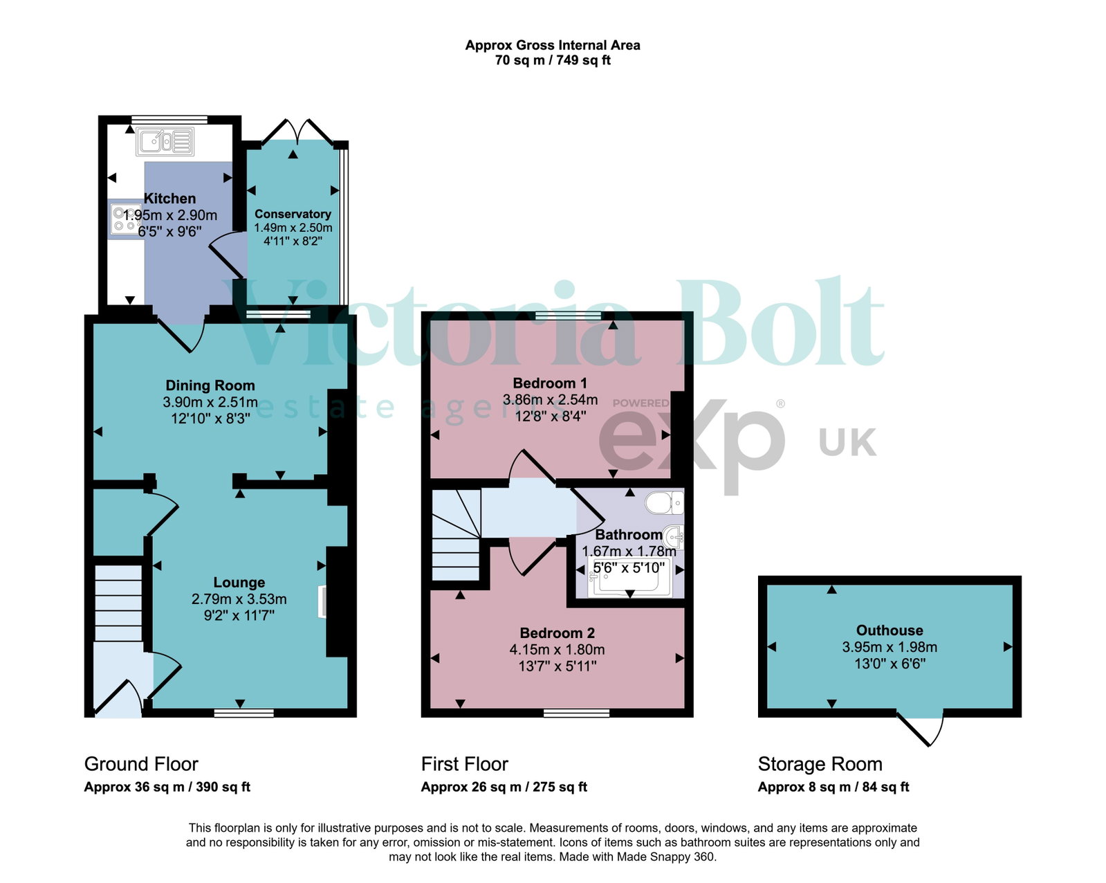 Shaftesbury Cottages,4, Plymouth floorplan