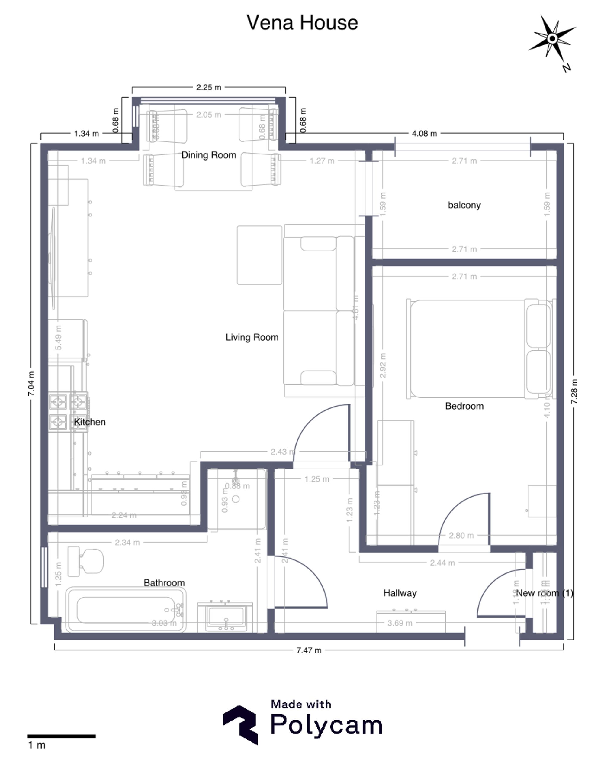 Flat 4, Vena House, South Croydon floorplan