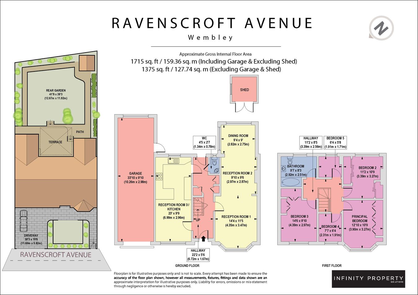36, Ravenscroft Avenue, Wembley floorplan
