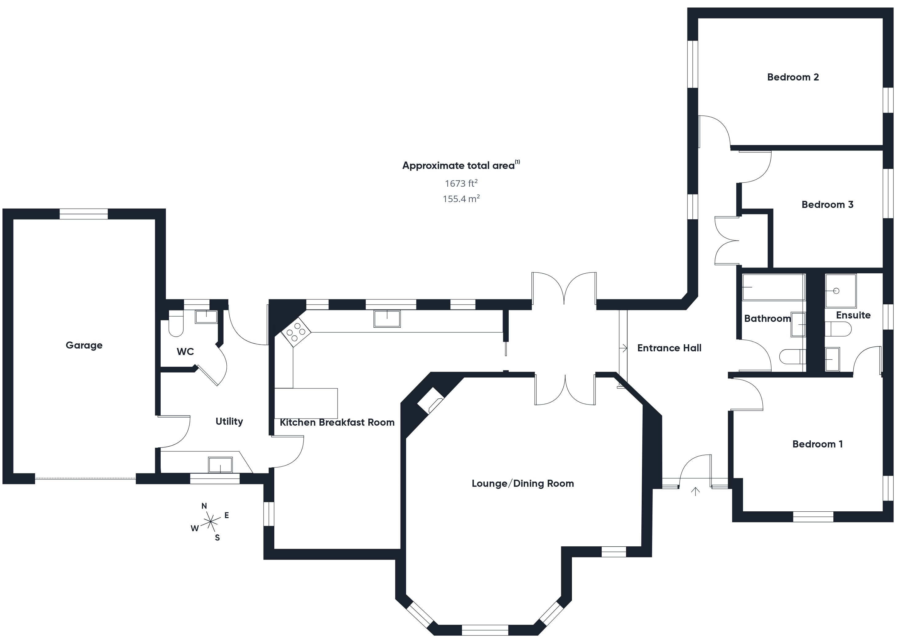 4 The Mallows, Marine Drive, Bude floorplan