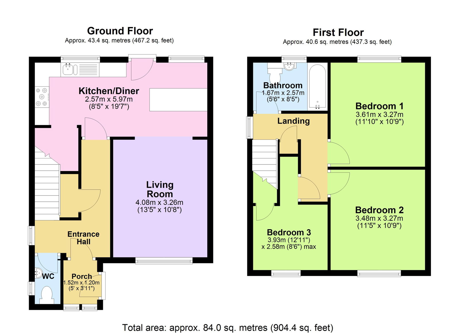 17, Broom Hill, Saltash floorplan
