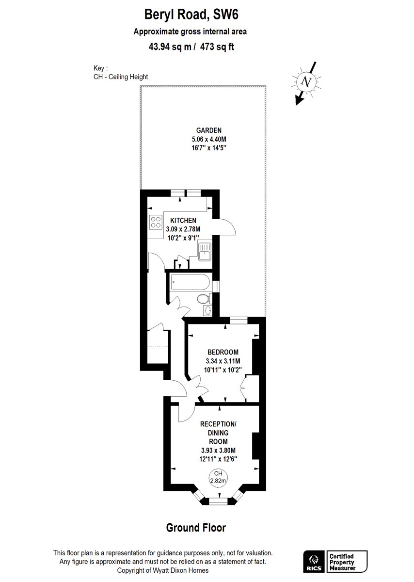 Beryl Road, London floorplan