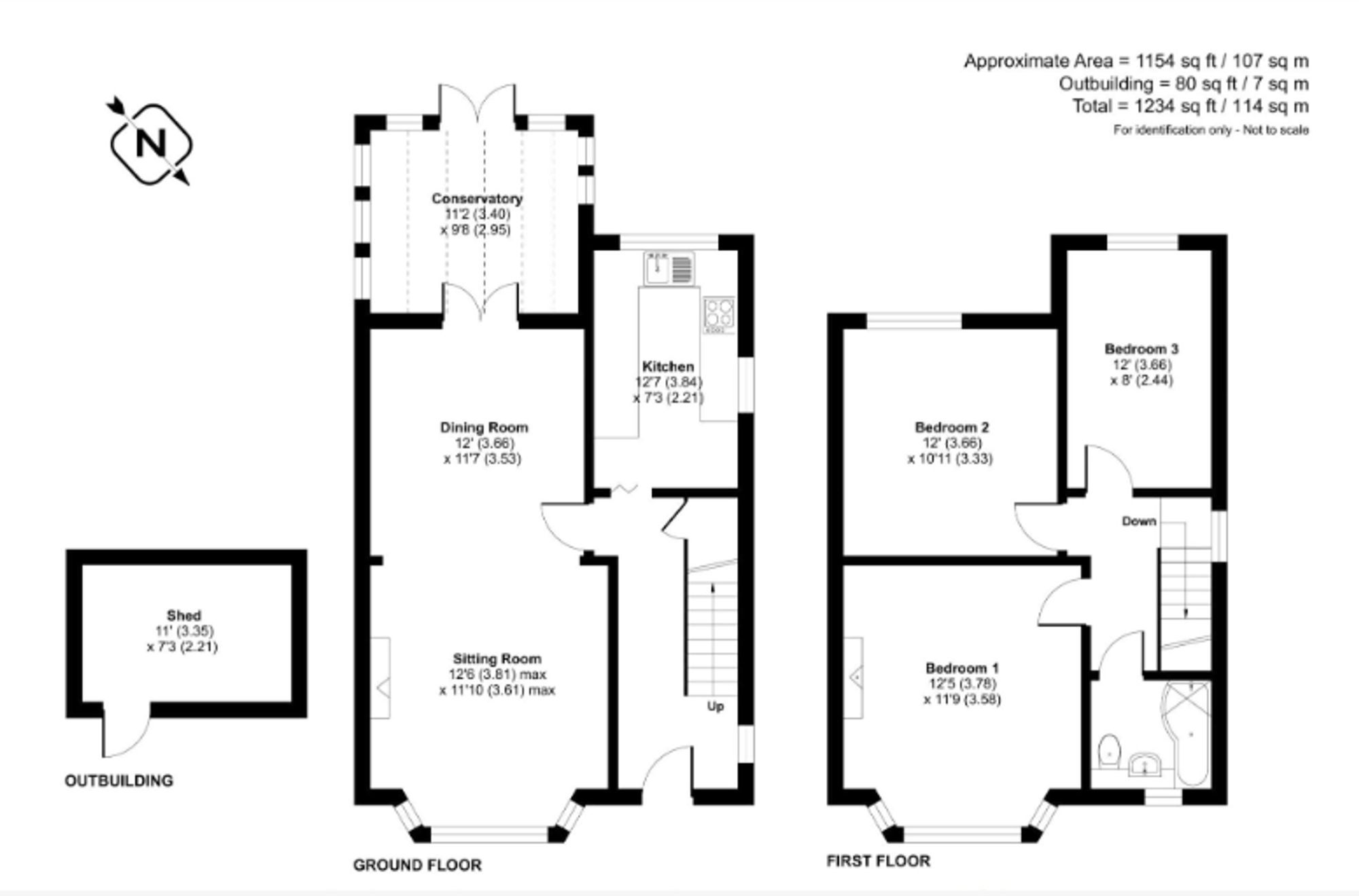 1 Vinery Gardens, Southampton floorplan