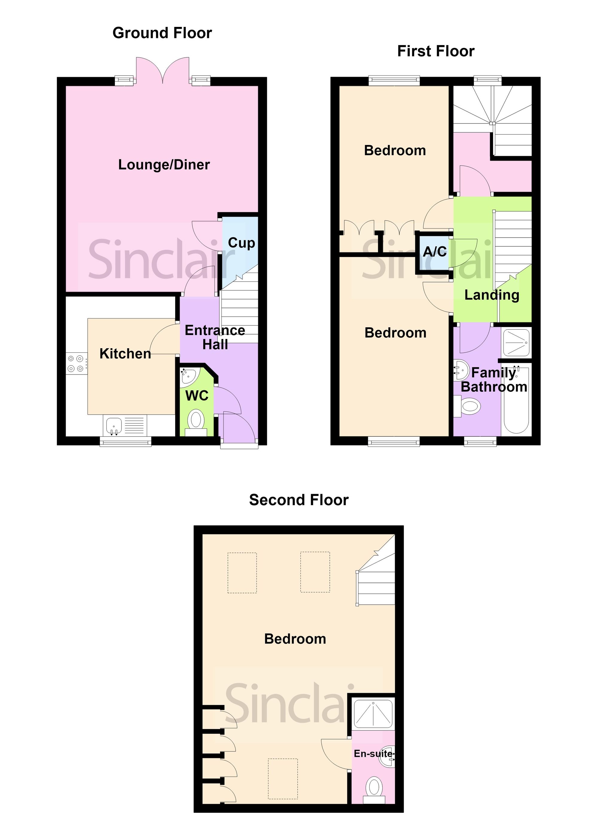 11 Headstock Close, Coalville floorplan