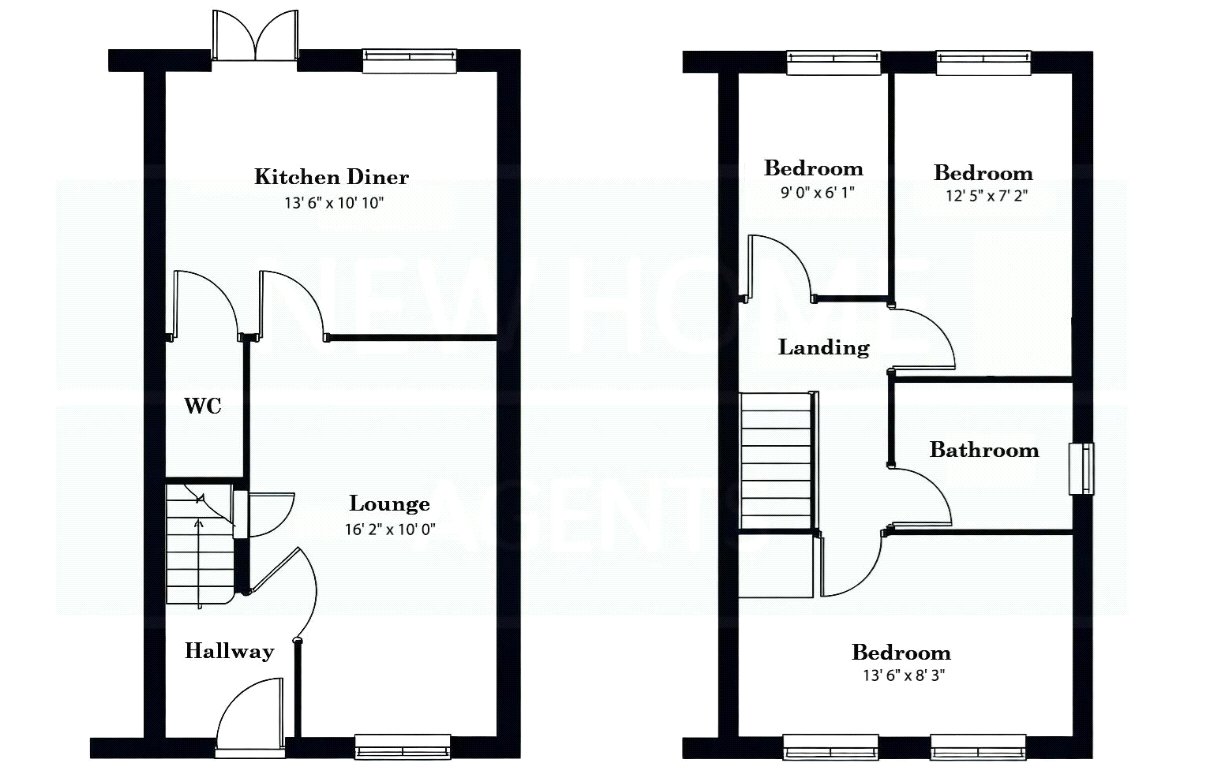 11, Harker Close, Nottingham floorplan