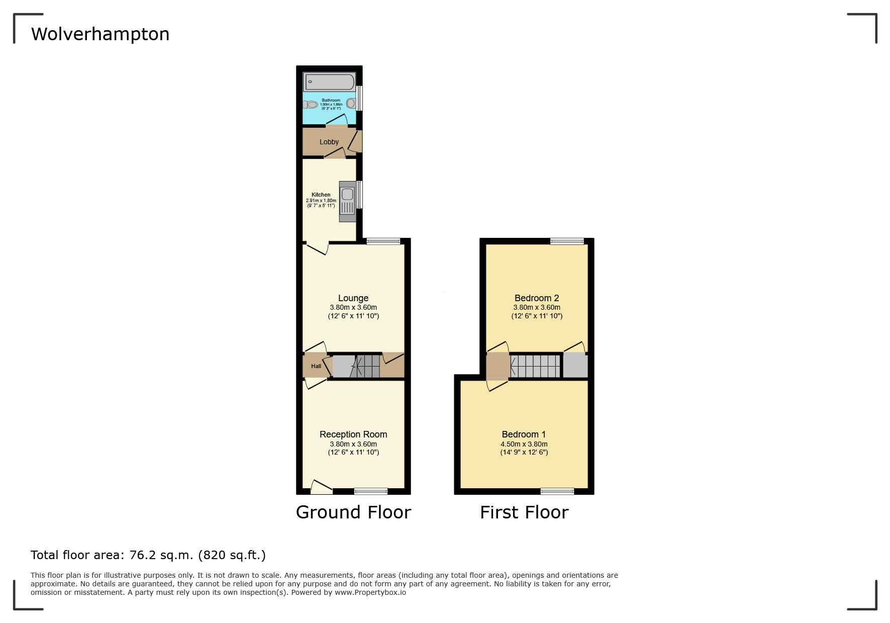 32, Leicester Street, West Midlands floorplan