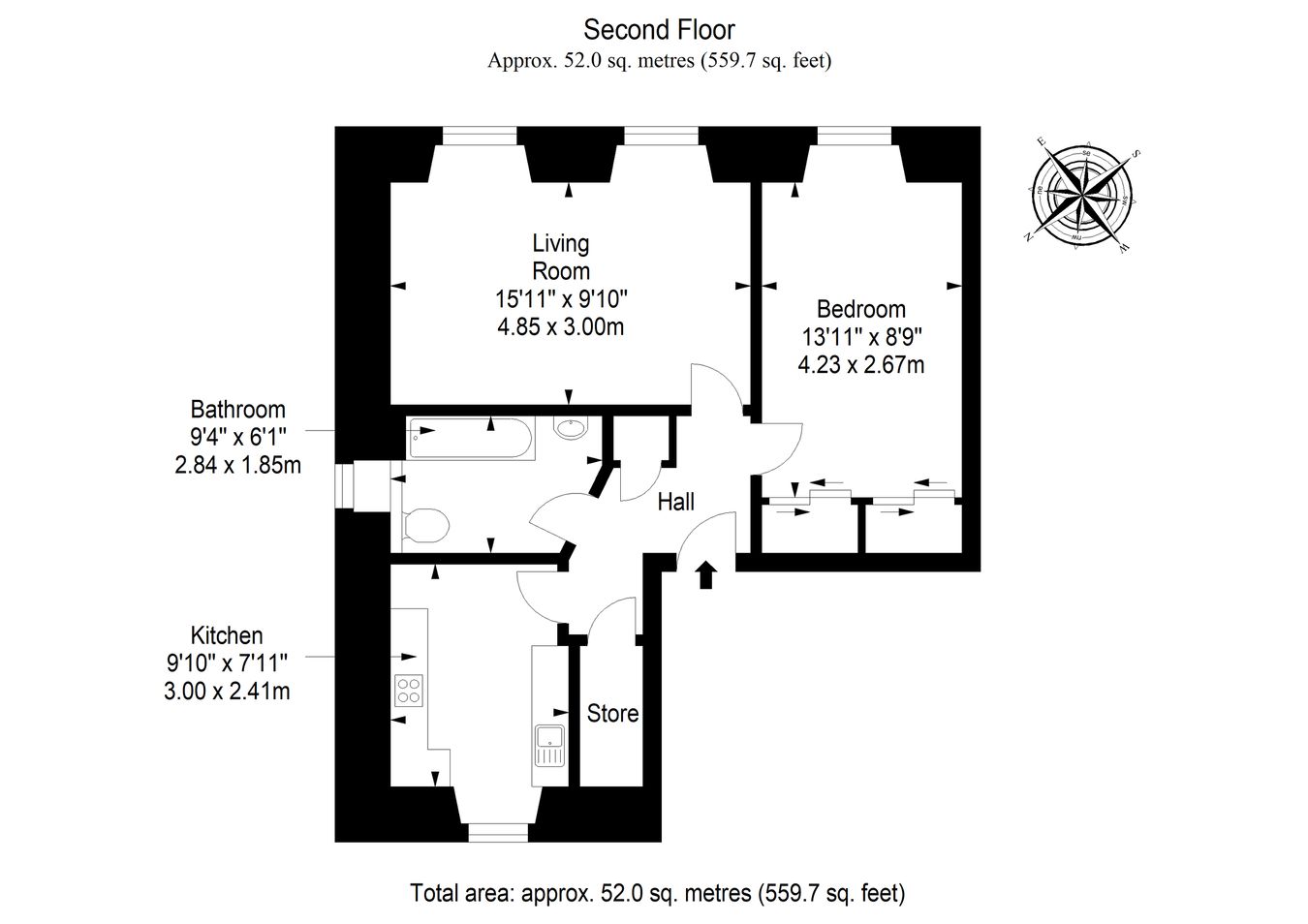 5 Belfield House, Belfield Gardens, Cupar floorplan