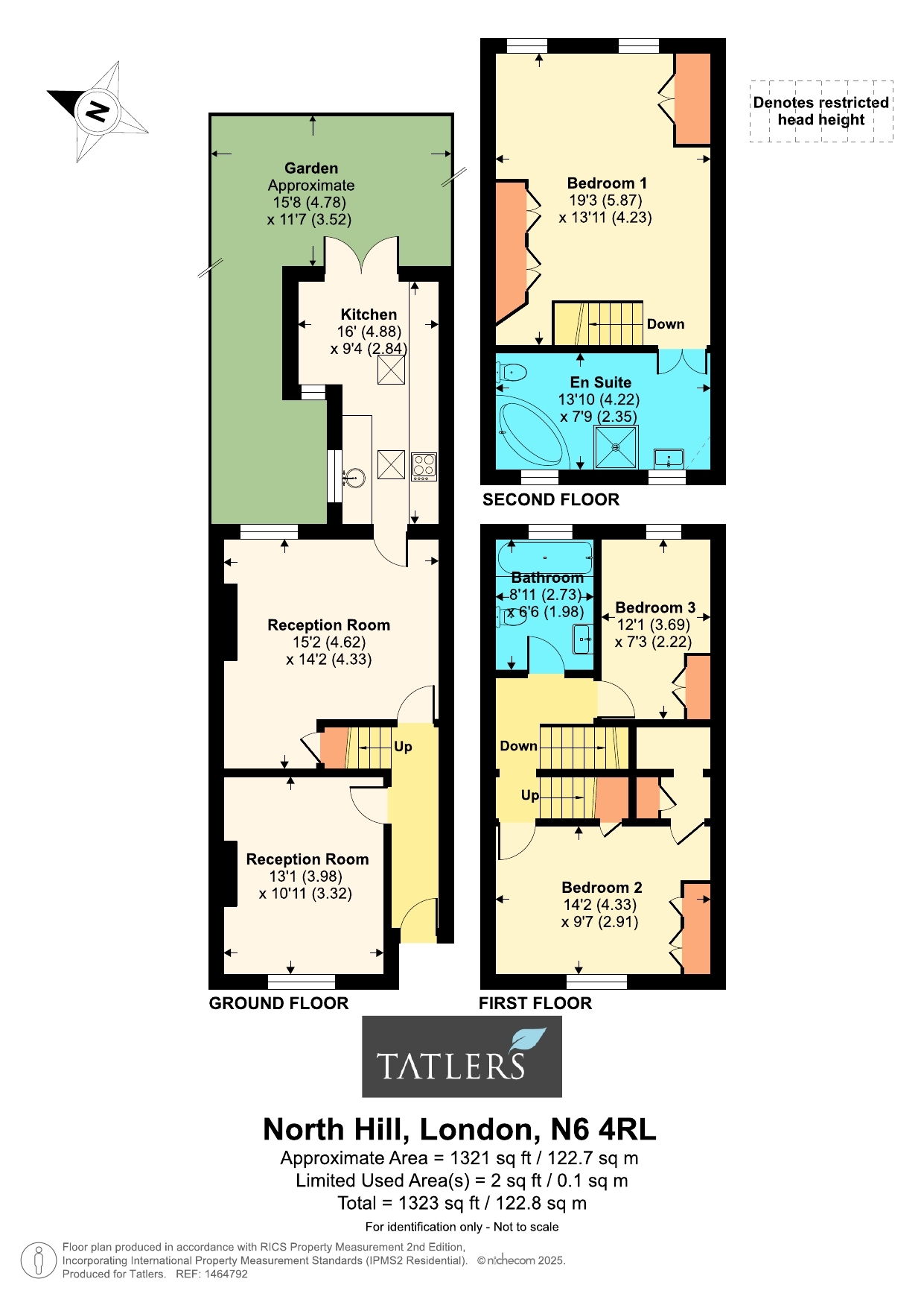 100, North Hill, London floorplan