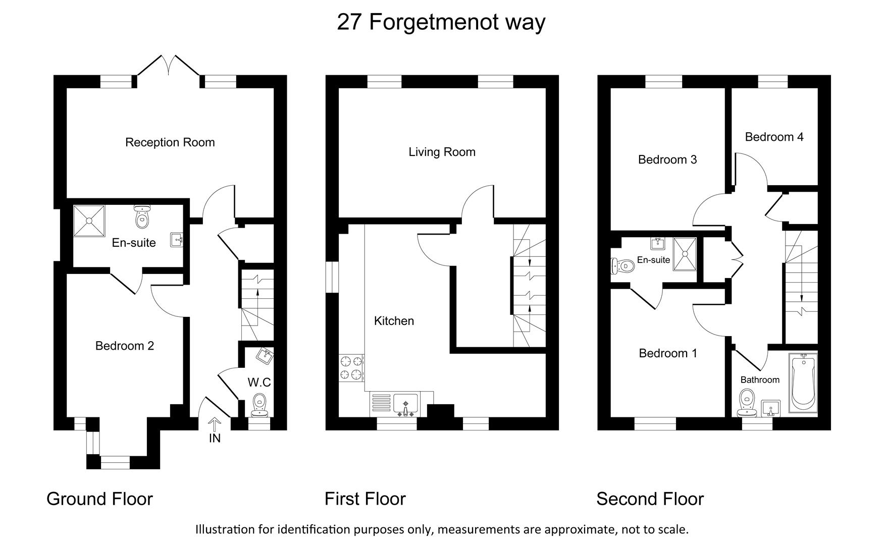 27, Forgetmenot Way, Lyde Green floorplan