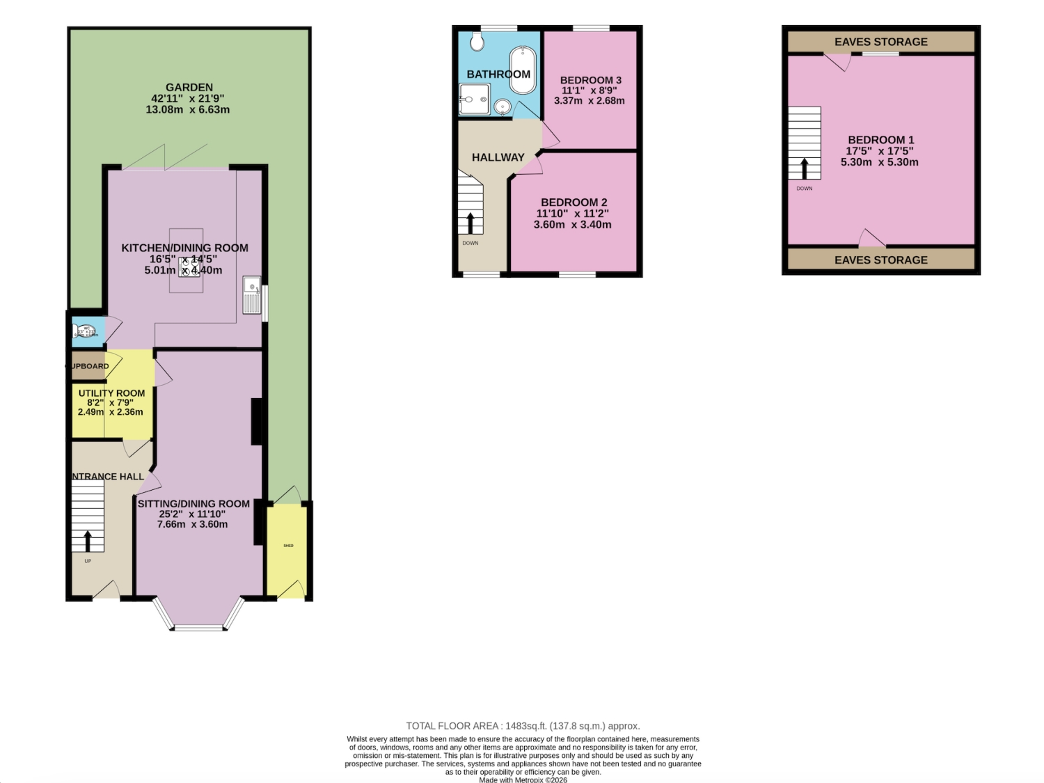 77, Birchanger Road, London floorplan