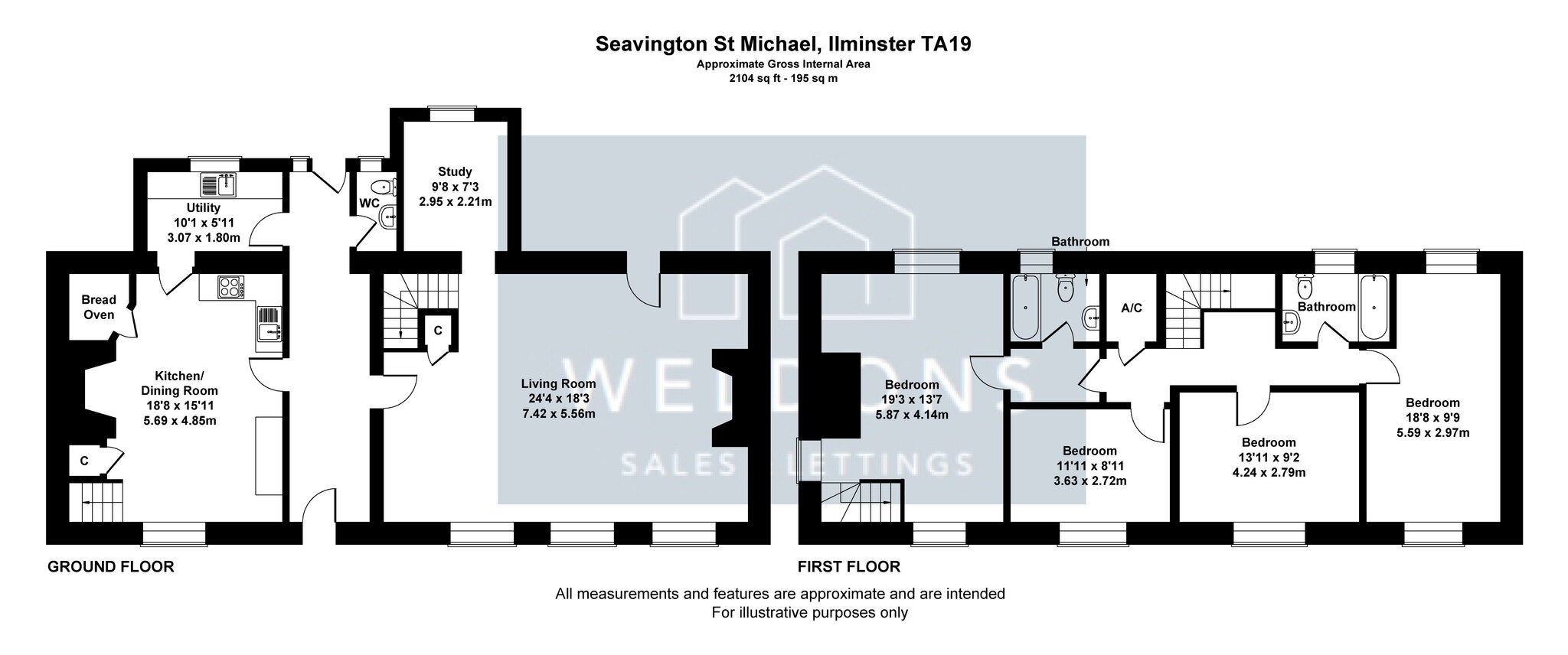 Swan Thatch, Seavington, ILMINSTER floorplan