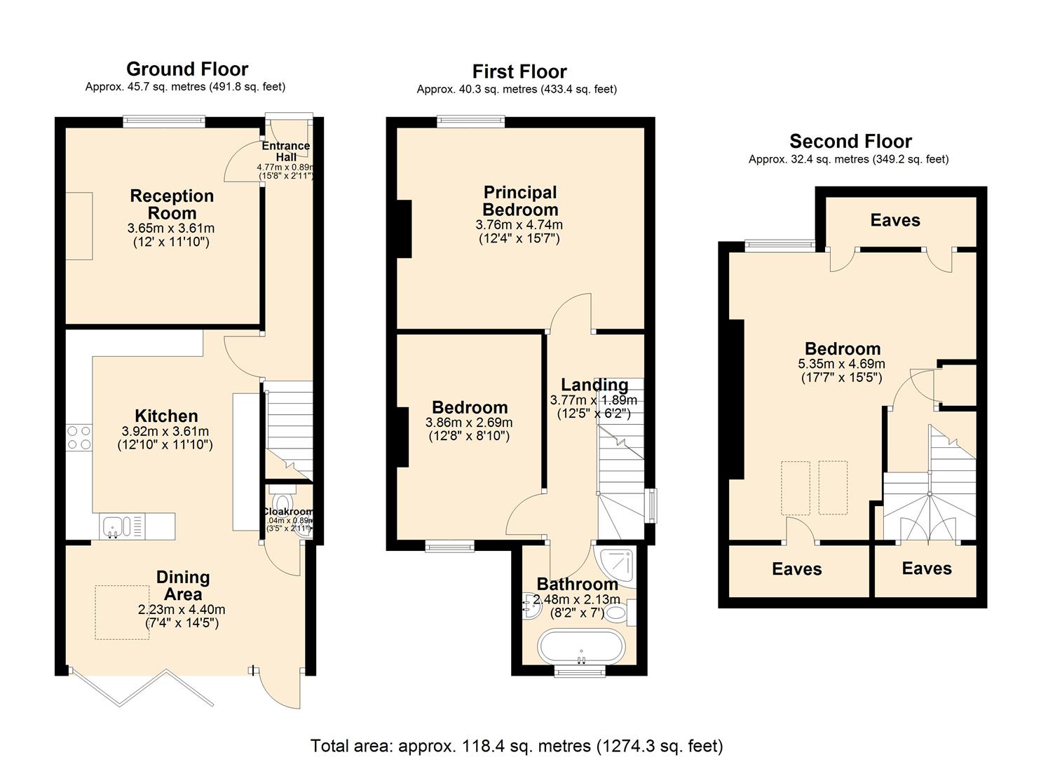 Woodland View, Grindleford, Hope Valley floorplan