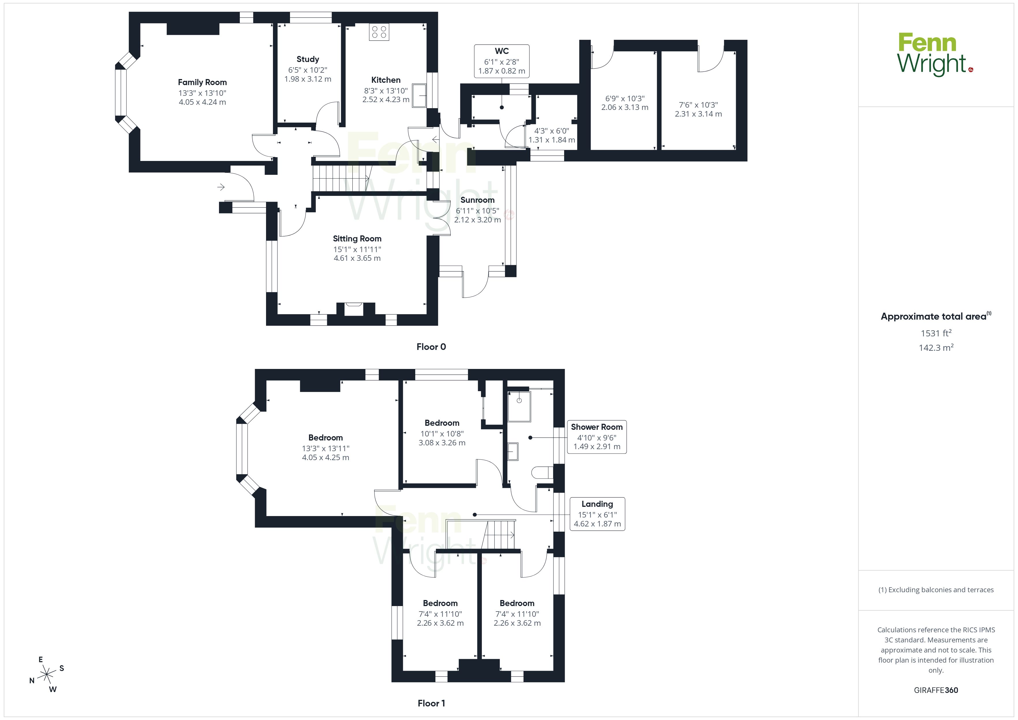 3, Pine Grove, Grundisburgh floorplan