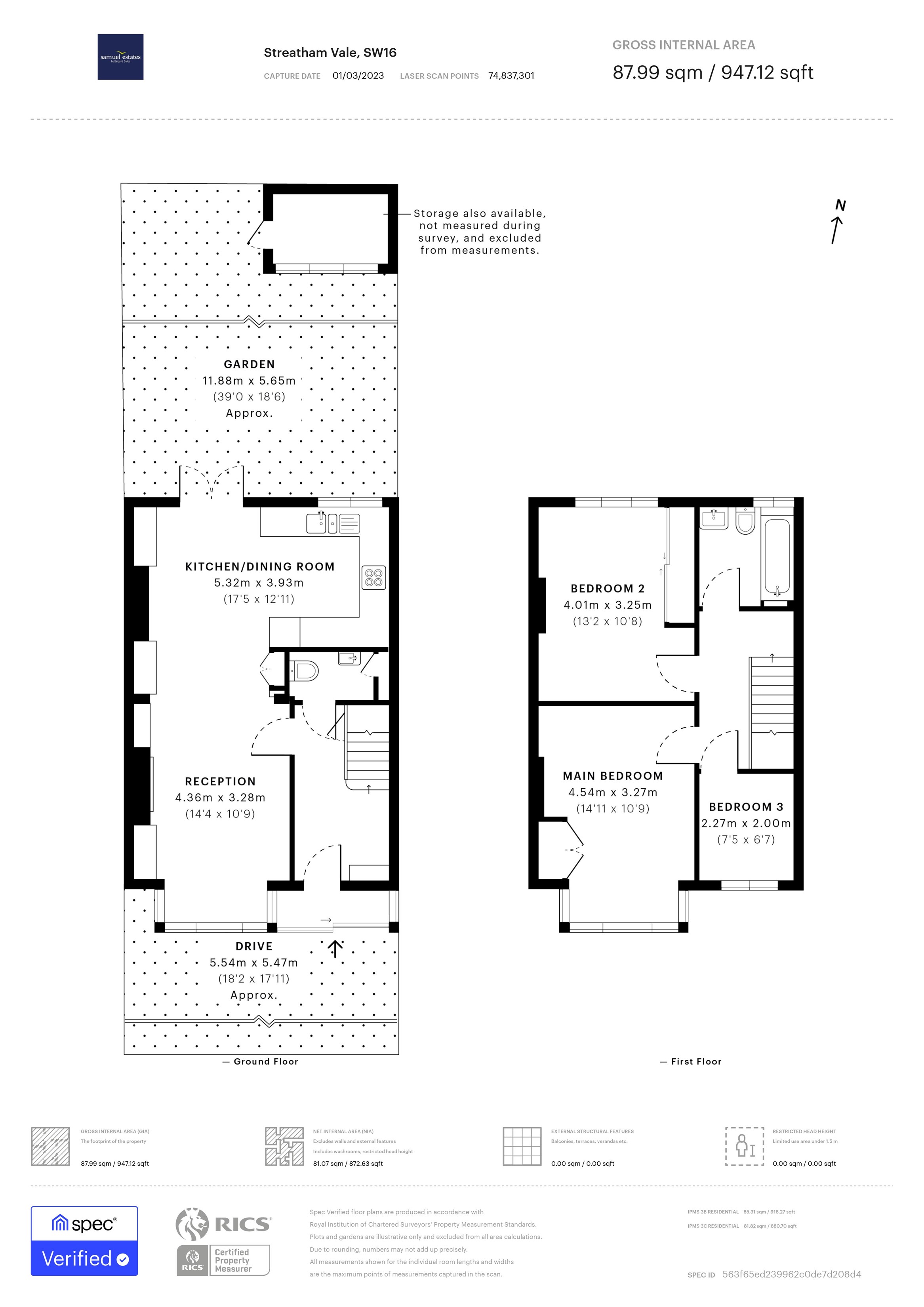 Streatham Common, Station Approach, London SW16, 3 bedroom terraced house for sale 64529018