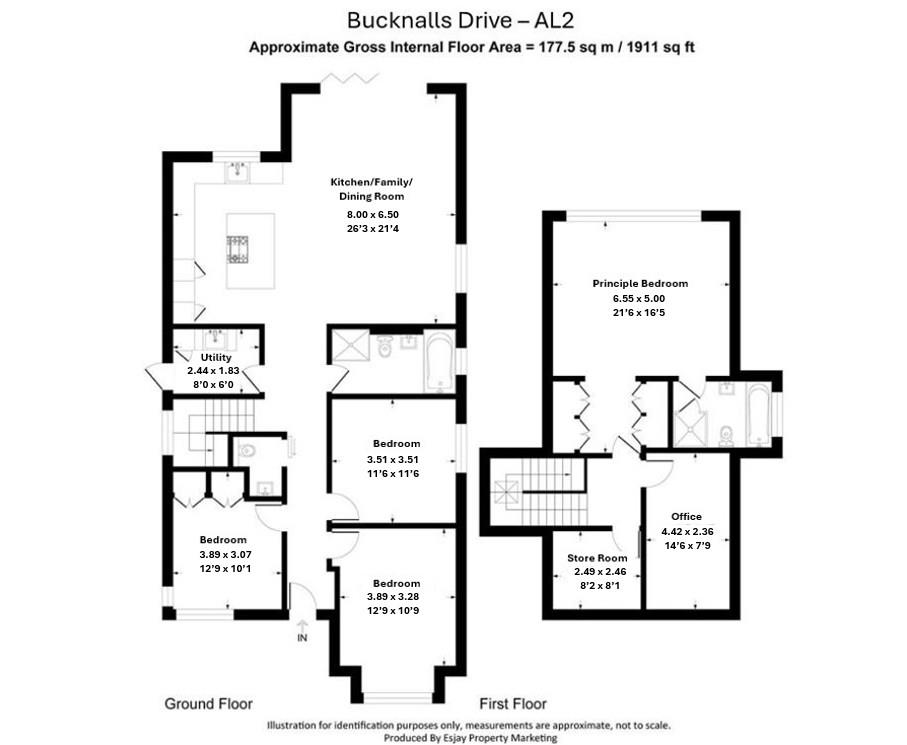 Bucknalls Drive, St. Albans floorplan